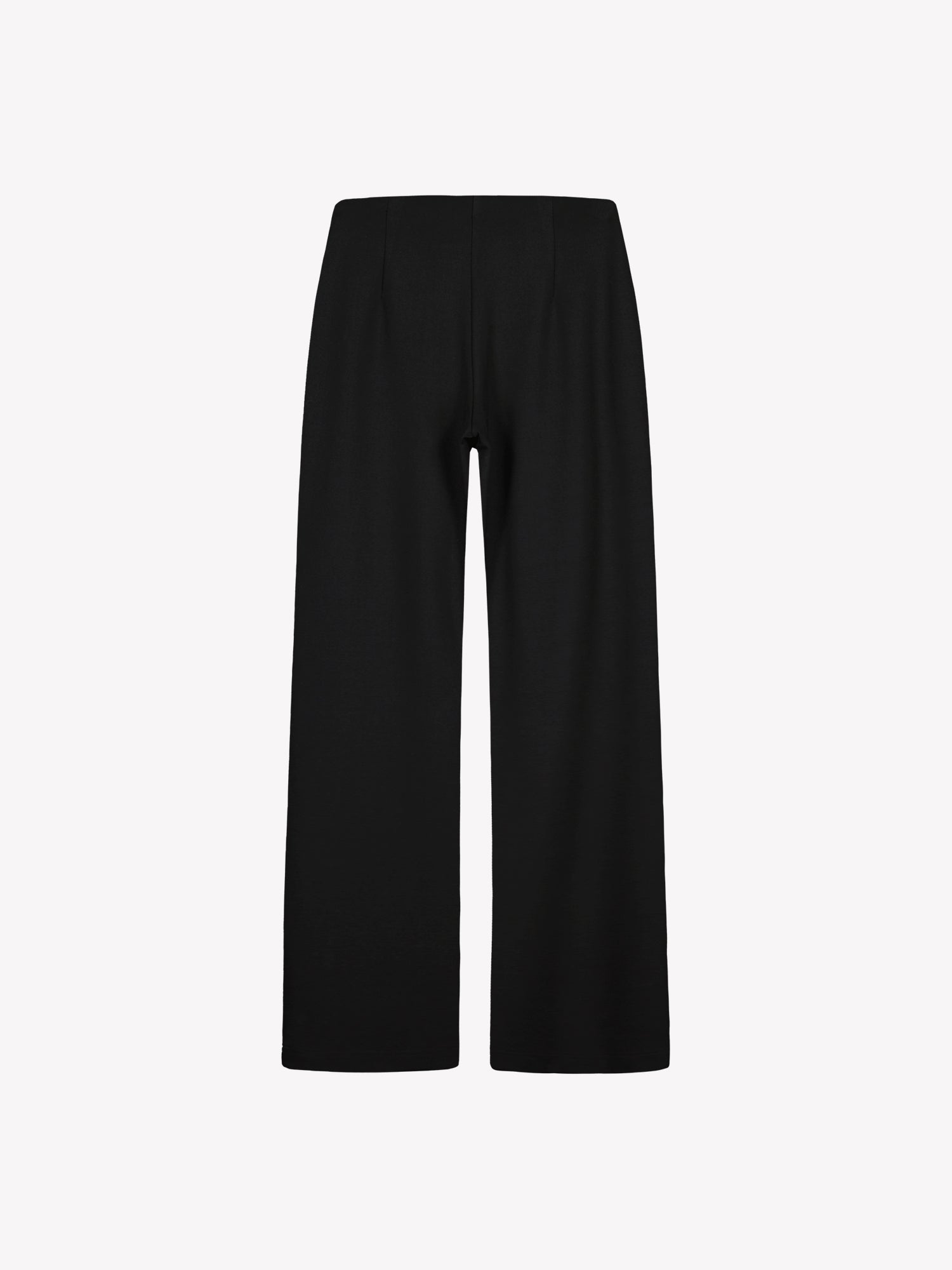 Nanso women's black Assi trousers, product image from back.