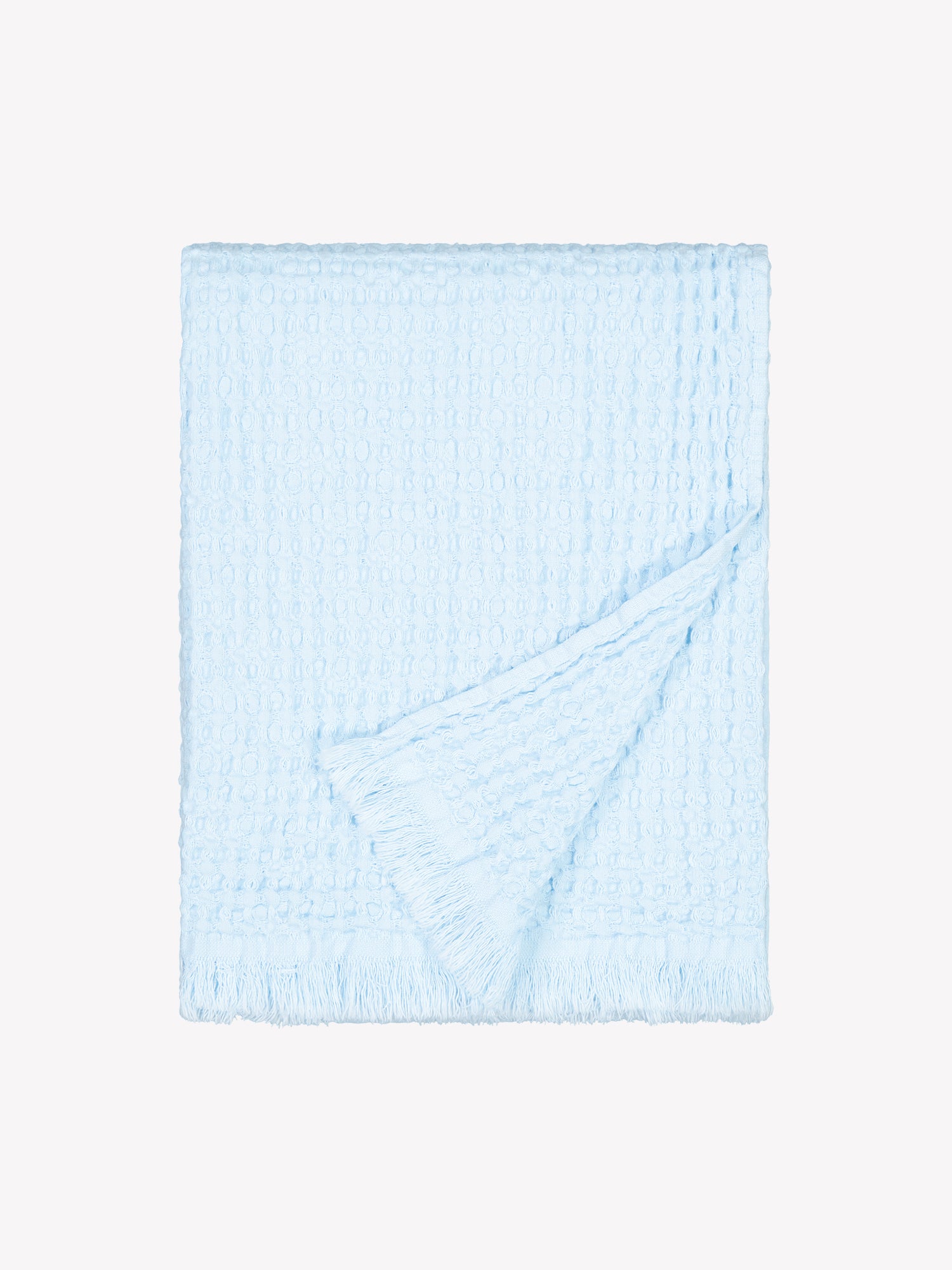 The Vohveli Bath towel in Light Blue in a product picture