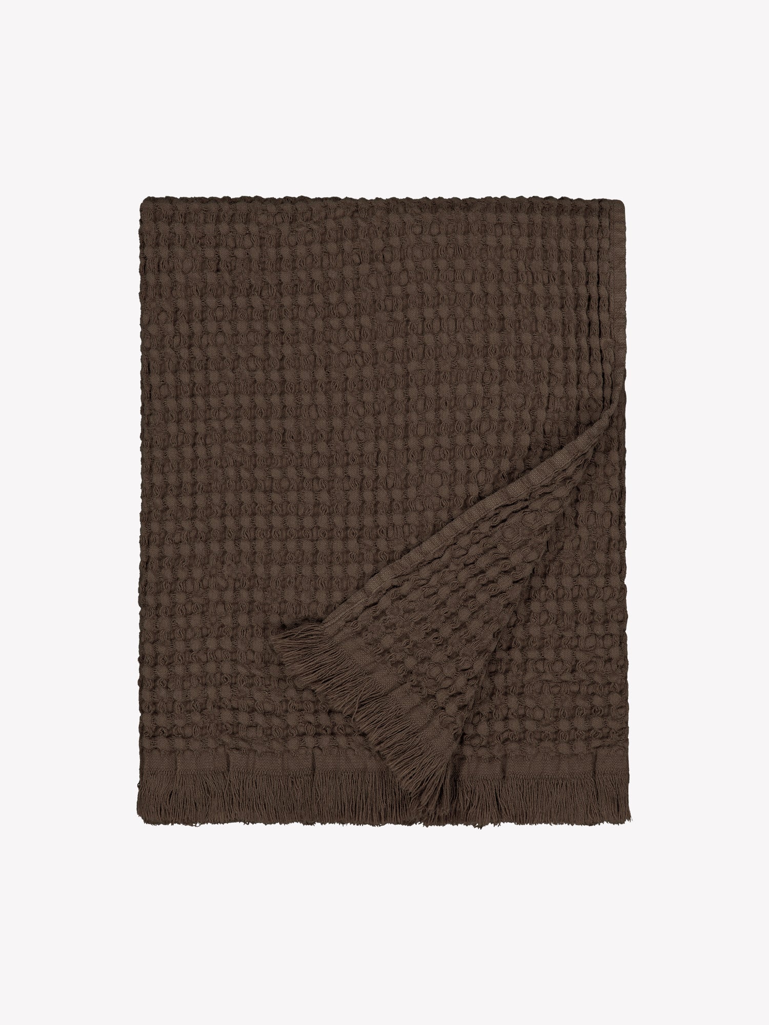 Nanso home's Vohveli Bath towel in brown