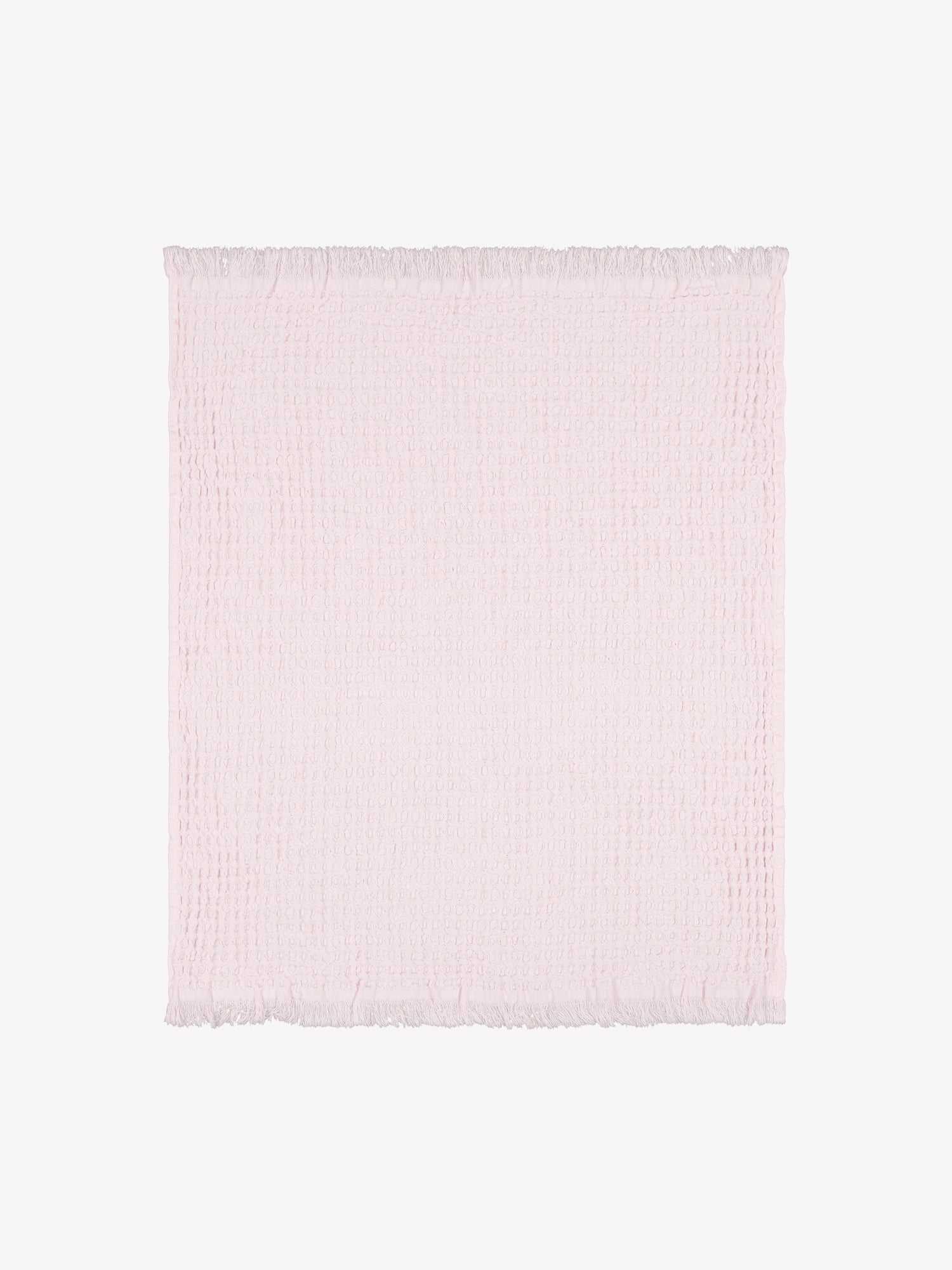 Vohveli hand towel in beautiful light pink in a product picture