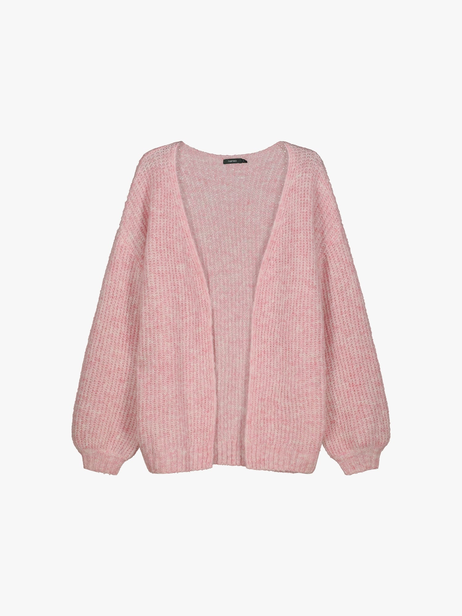 Nanso women's long-sleeved KARAMELLI Cardigan in light pink shade, product picture