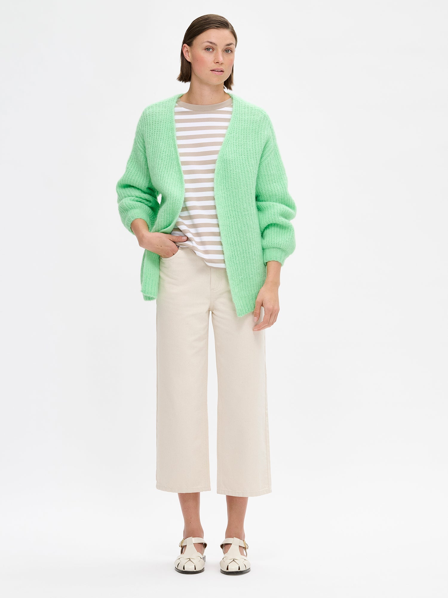 KARAMELLI Cardigan - Light Green
