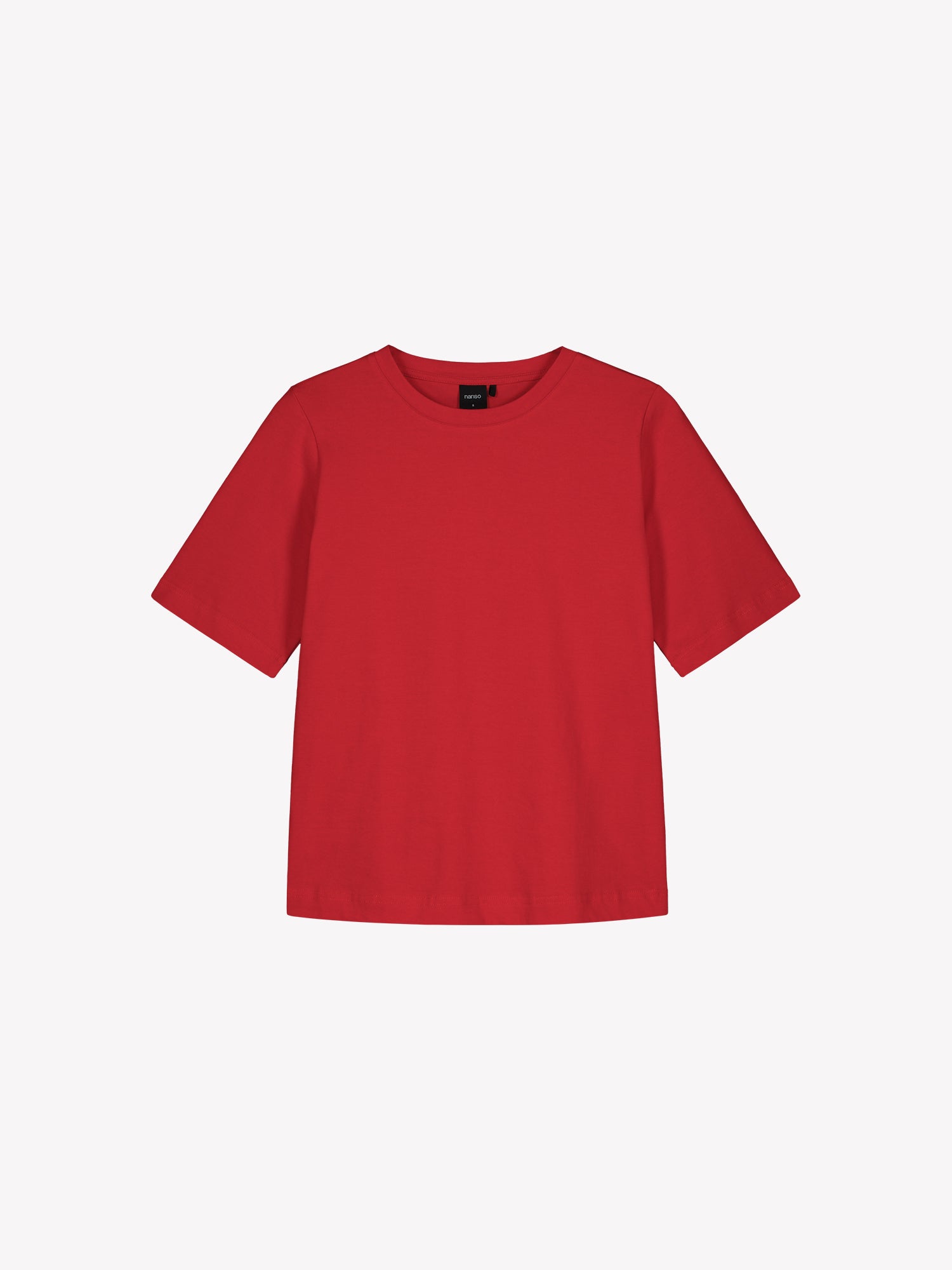 Women's Normi T-shirt in Red with relaxed fit and straightforward silhouette, in a product picture