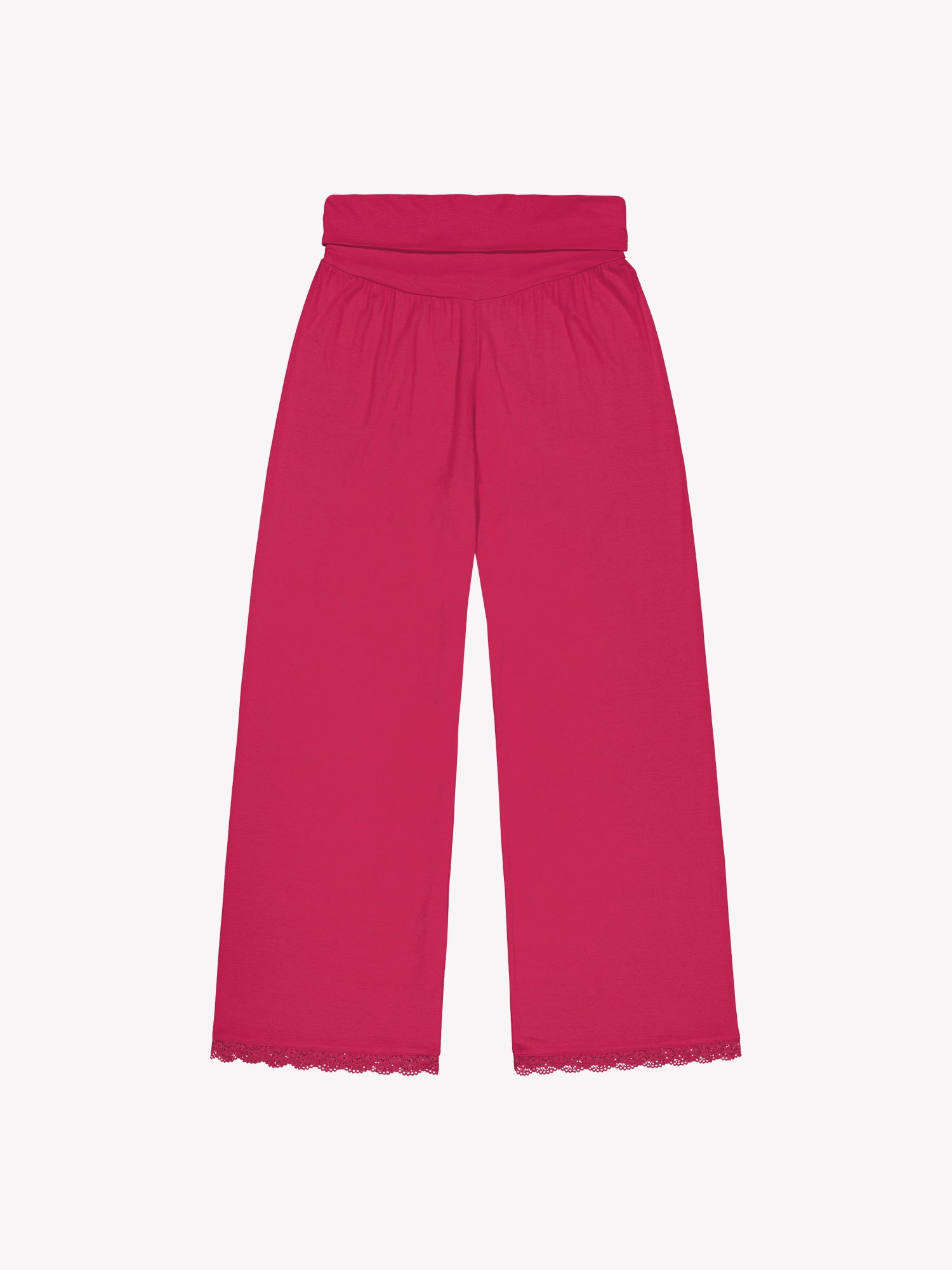 The pink Pitsi pants in a product picture.