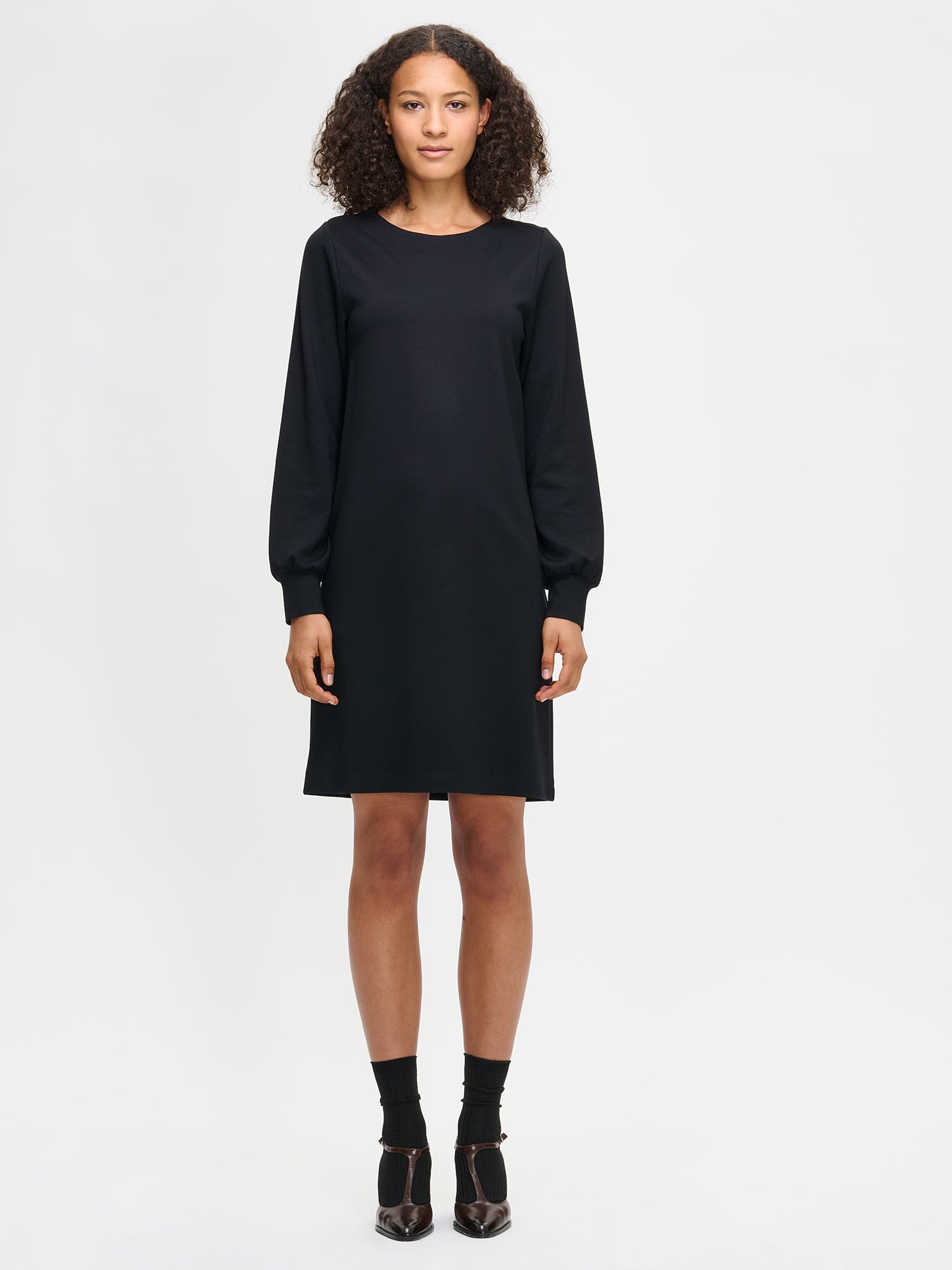 Nanso women's black Arkki dress, front