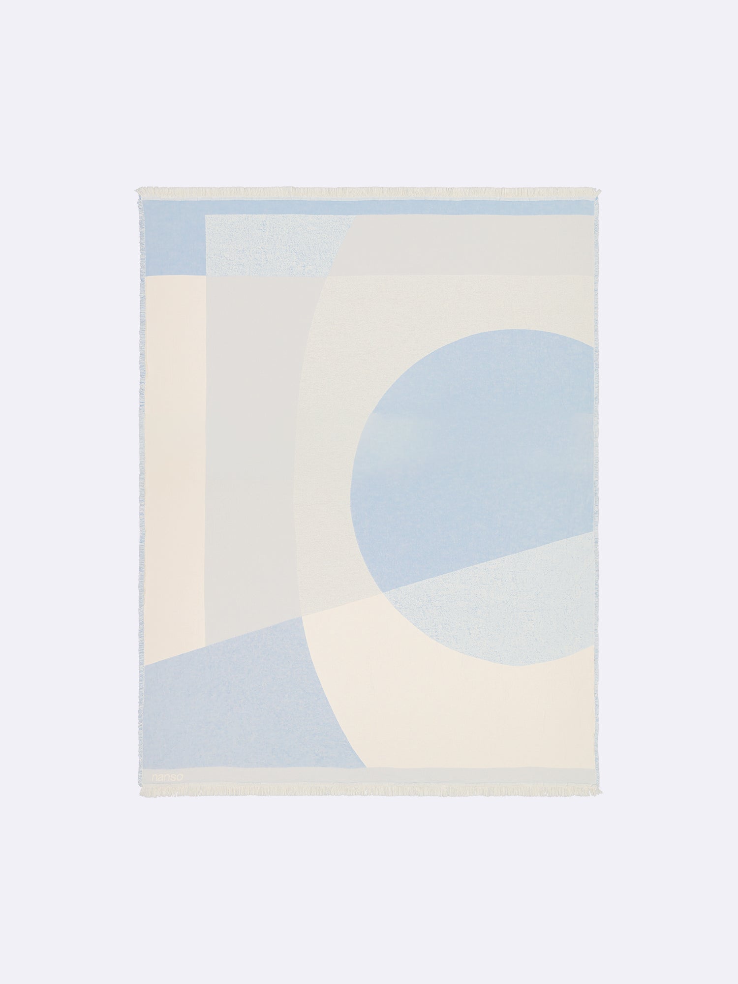 Nanso home's KUUTIO blanket folded front view.