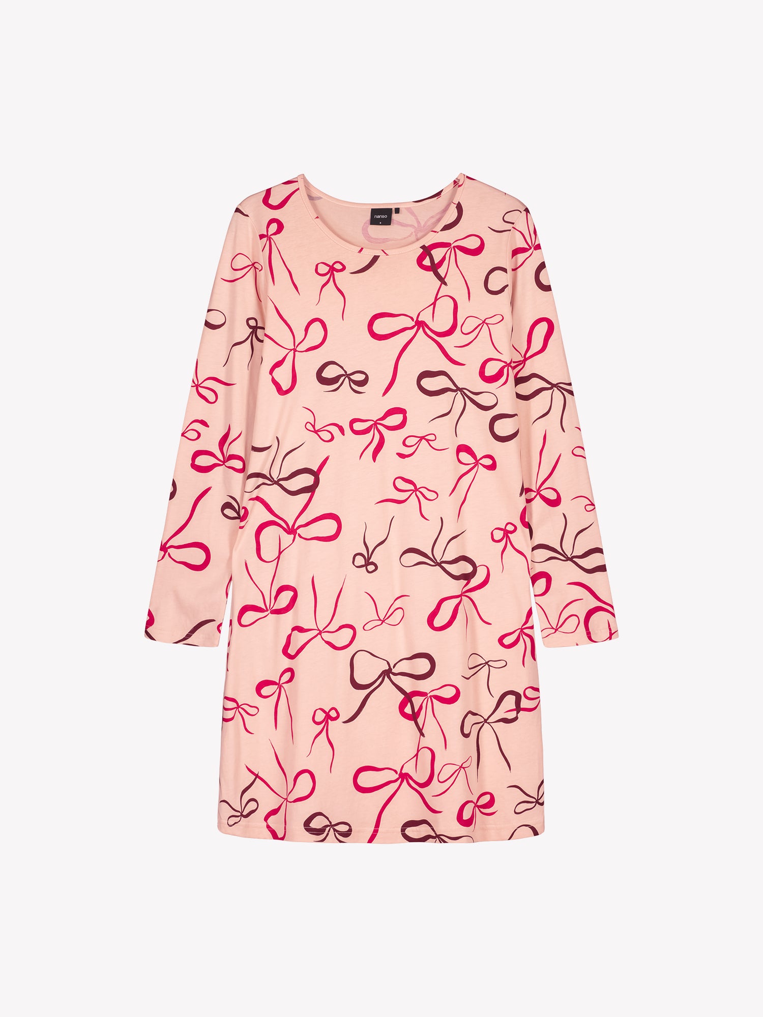 Rusetti nightgown with bow print in a product picture.