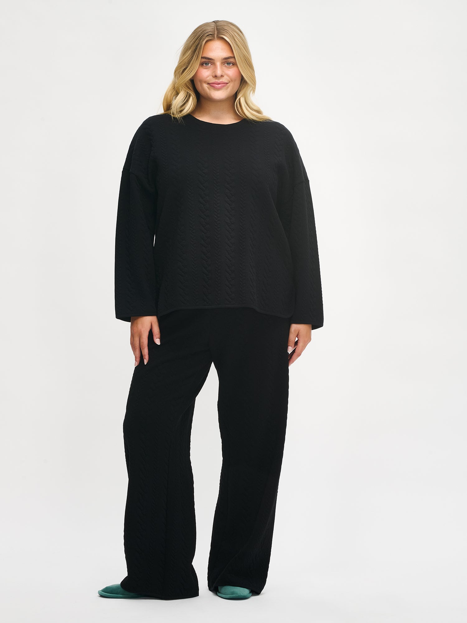 Nanso women's casual black Letti trousers.  Size XL