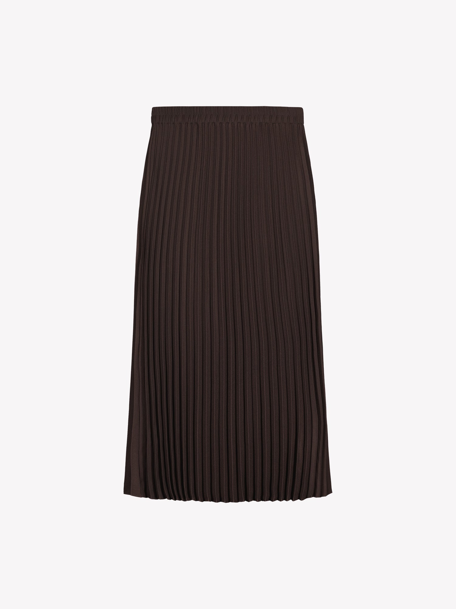 Nanso elegant midi length ARIEL Skirt in a trendy brown shade in a product picture