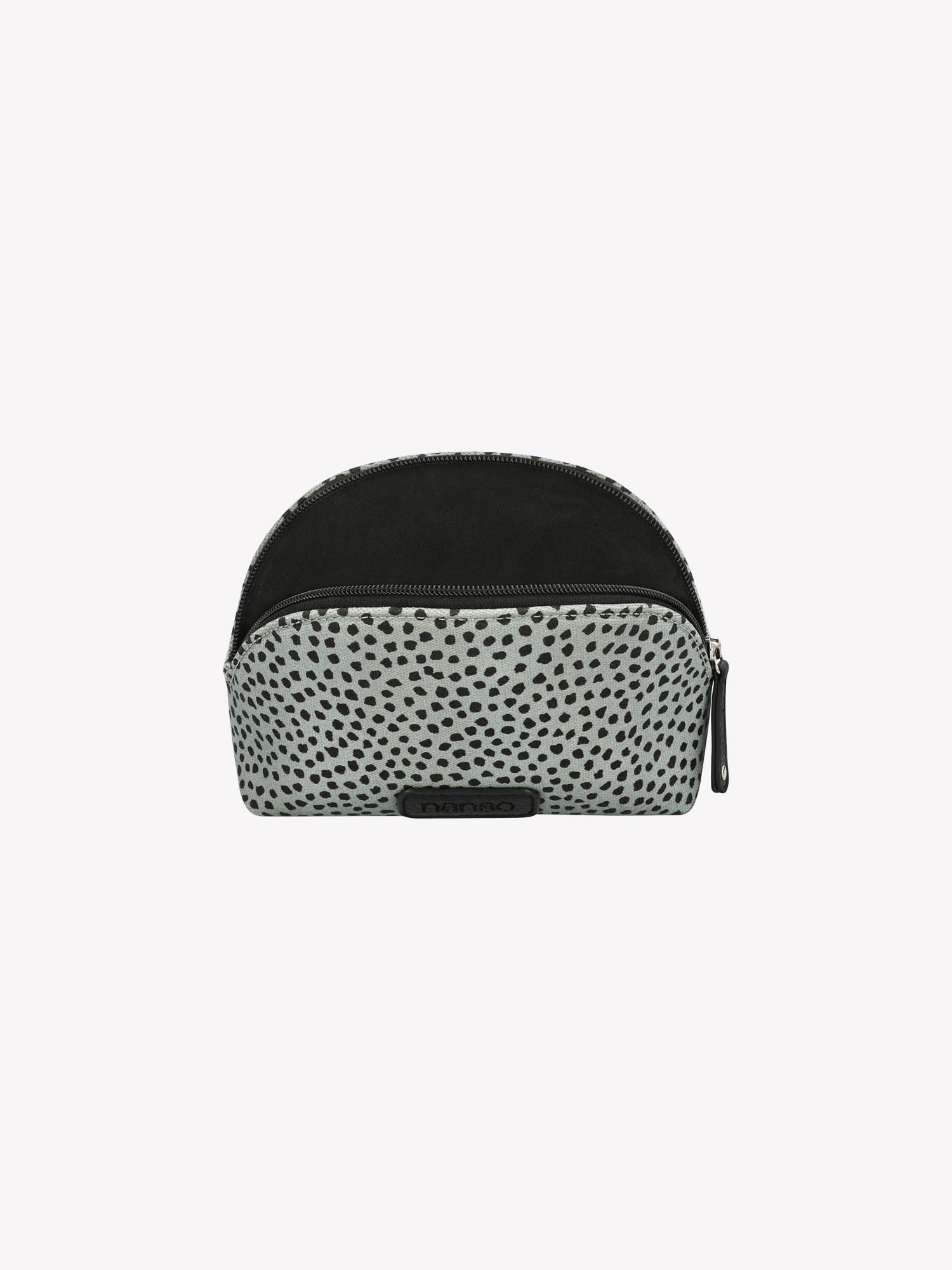 Nanso's Muru mini cosmetics bag in mint in a product picture