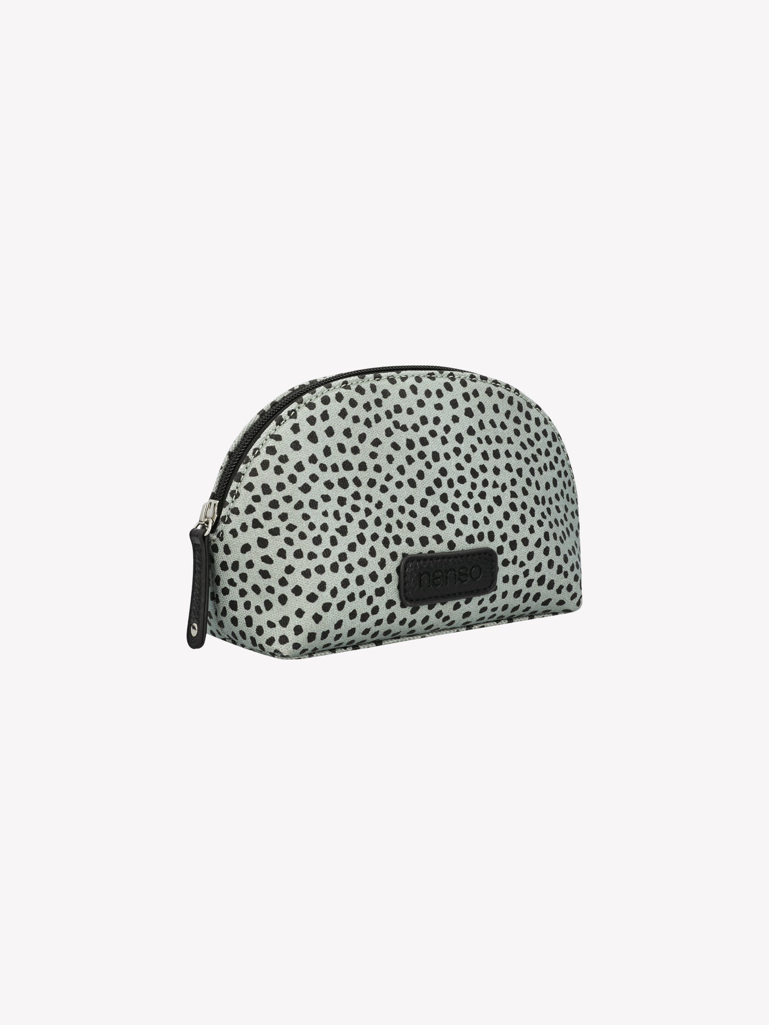 Nanso's Muru mini cosmetics bag in mint in a product picture