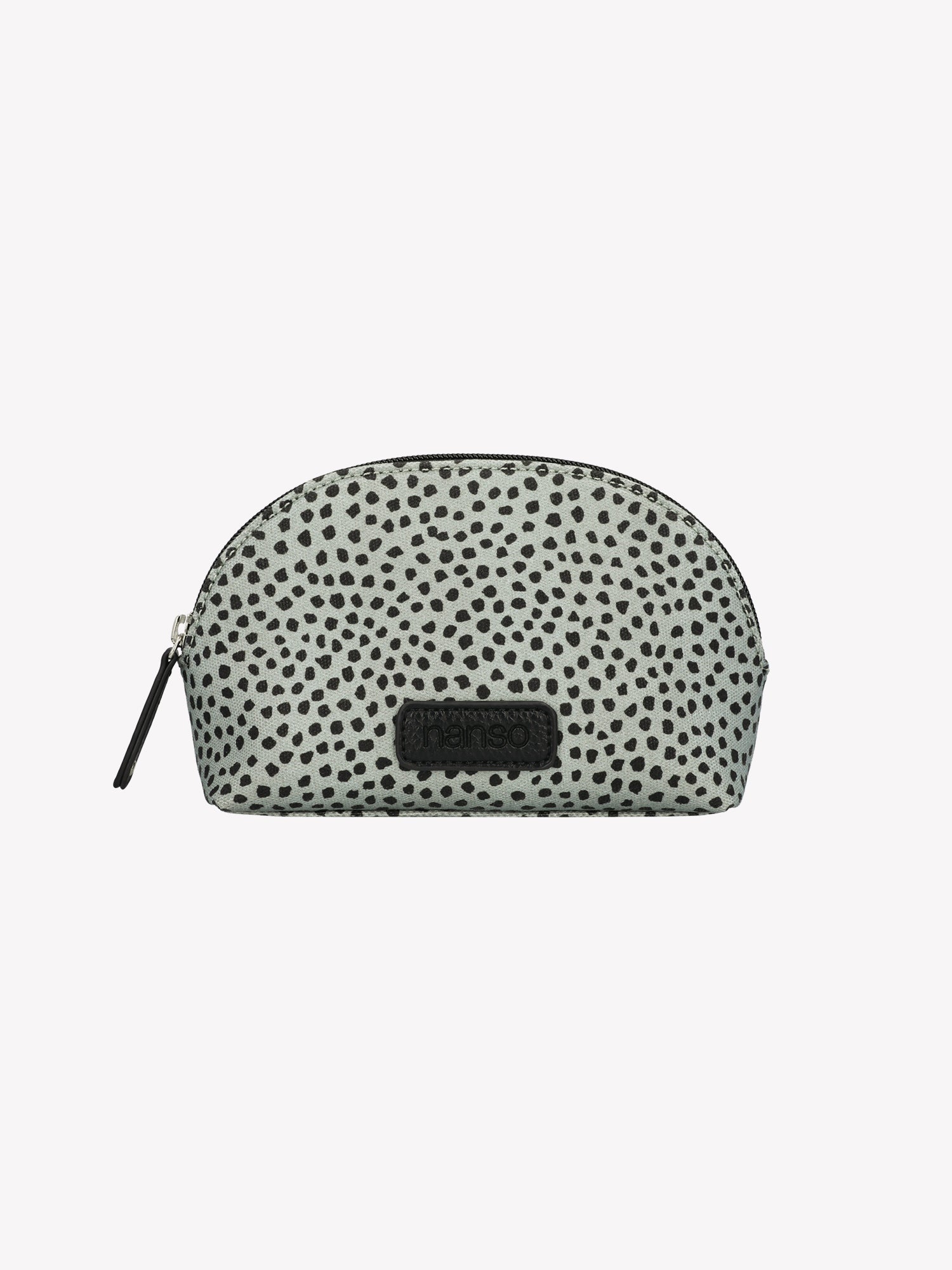 Nanso's Muru mini cosmetics bag in mint in a product picture