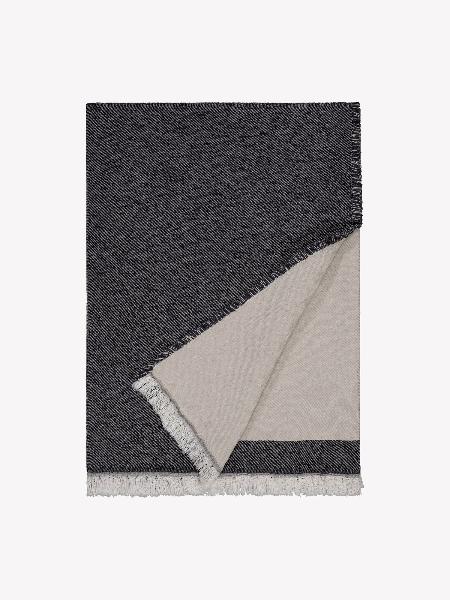 Nanso beautiful Art blanket with a neutral toned stylish pattern woven using jacquard technique, in a product picture