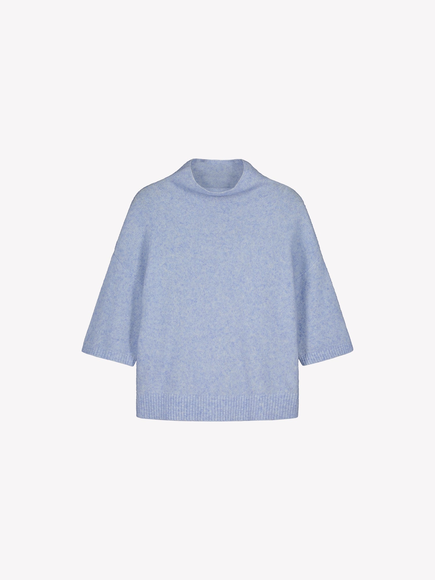 Nanso women's relaxed Alina knit sweater with a high neckline in a product picture