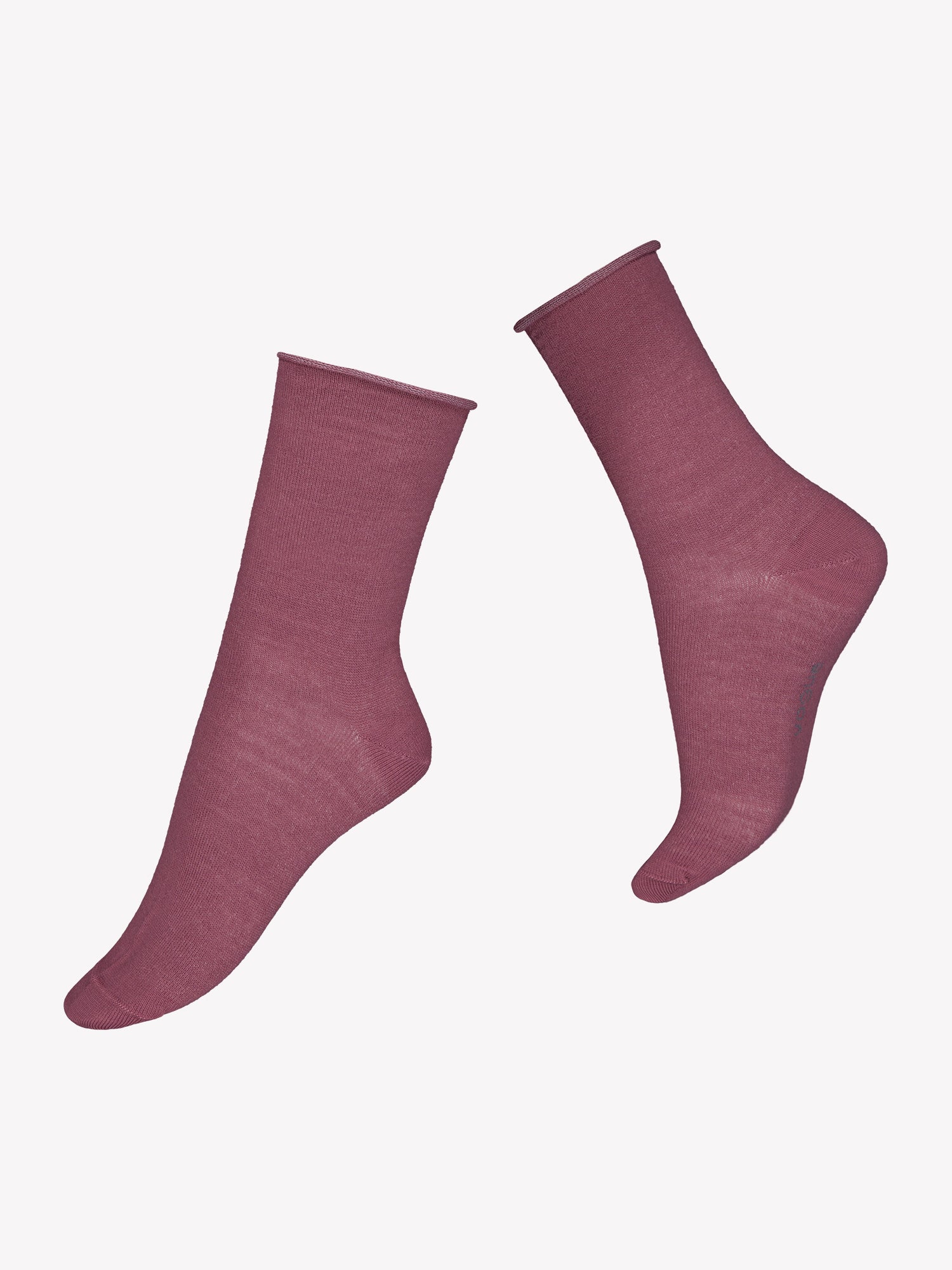 Vogue women's soft, high-quality rose toned ankle socks made of merino wool blend, product picture