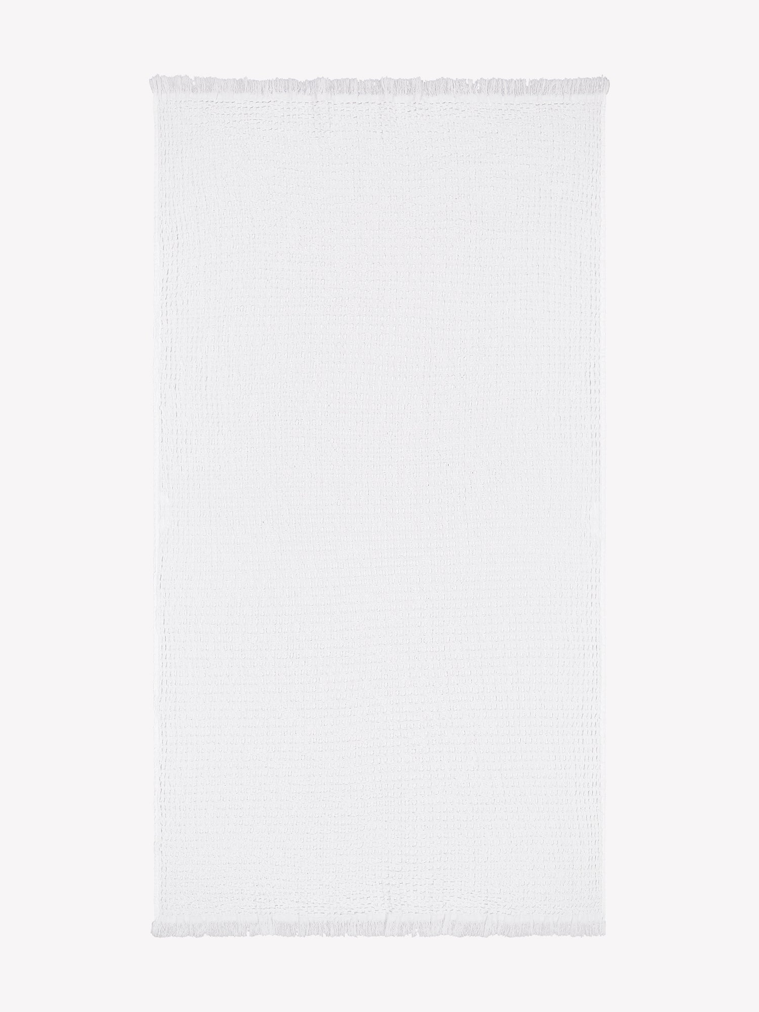 Nanso home's Vohveli Bath towel in white open