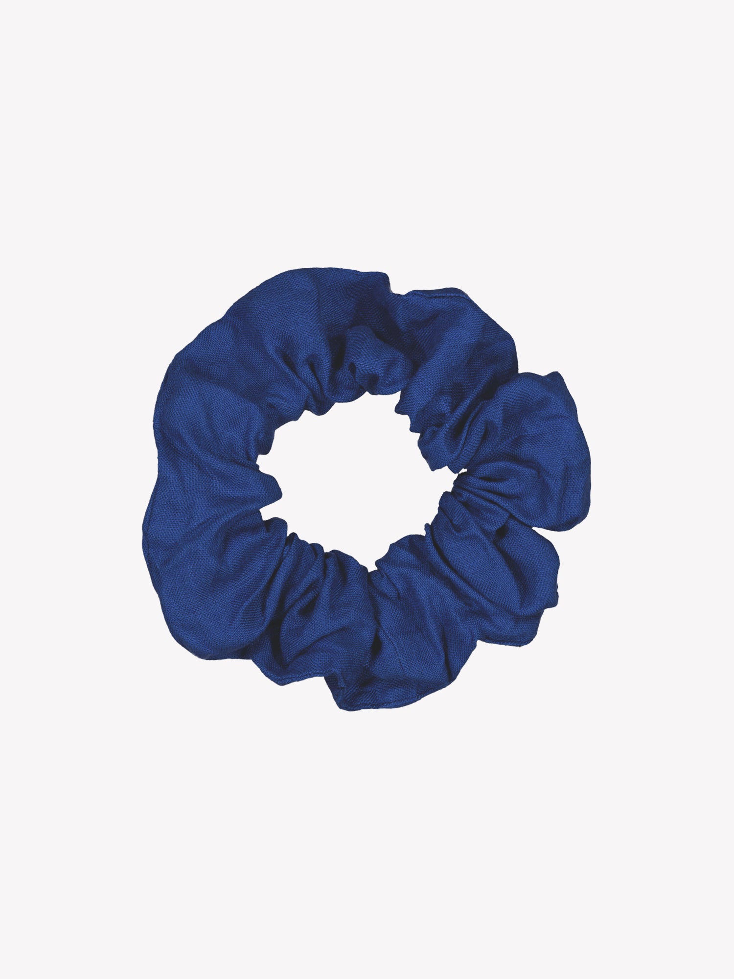 PELLAVA Linen Scrunchie - Blue