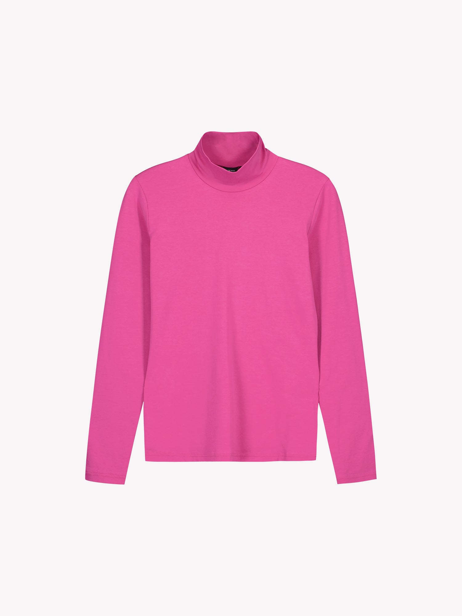 Women's Mari jersey turtleneck in pink
