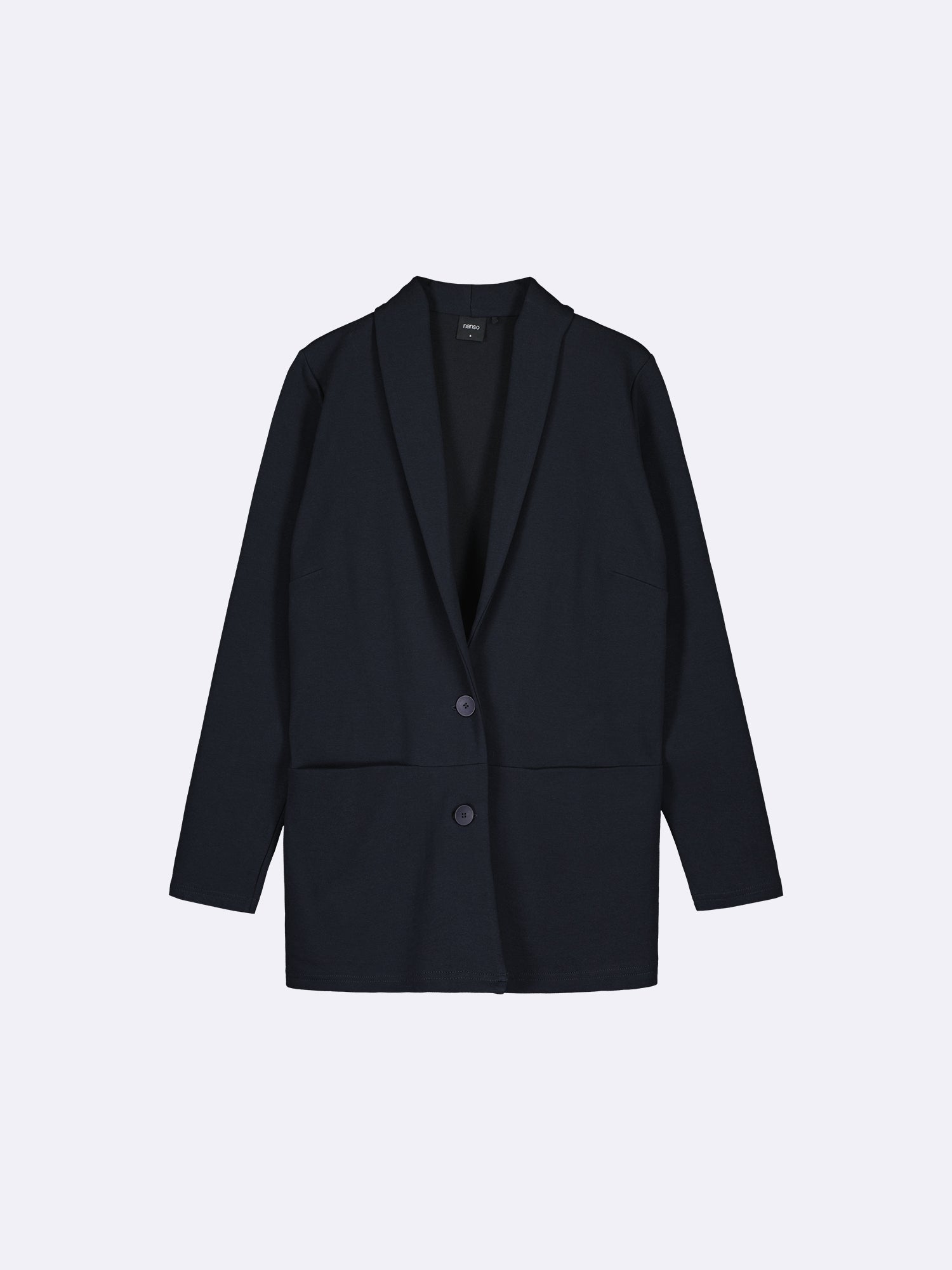 Nanso's classic women's Leija jacket in dark blue