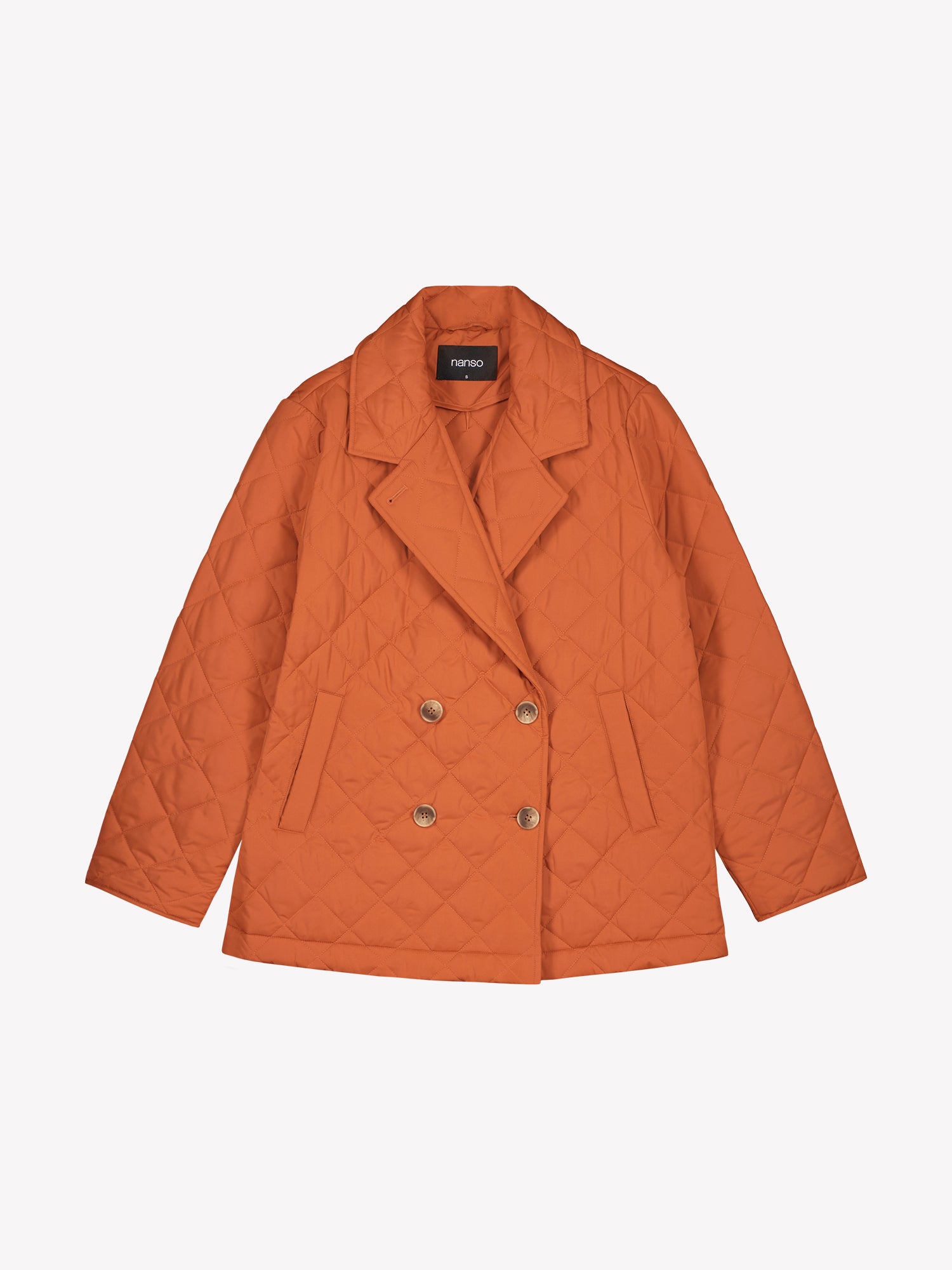 Nanso women's brown Kippari quilted jacket combines casual style with lightweight warmth