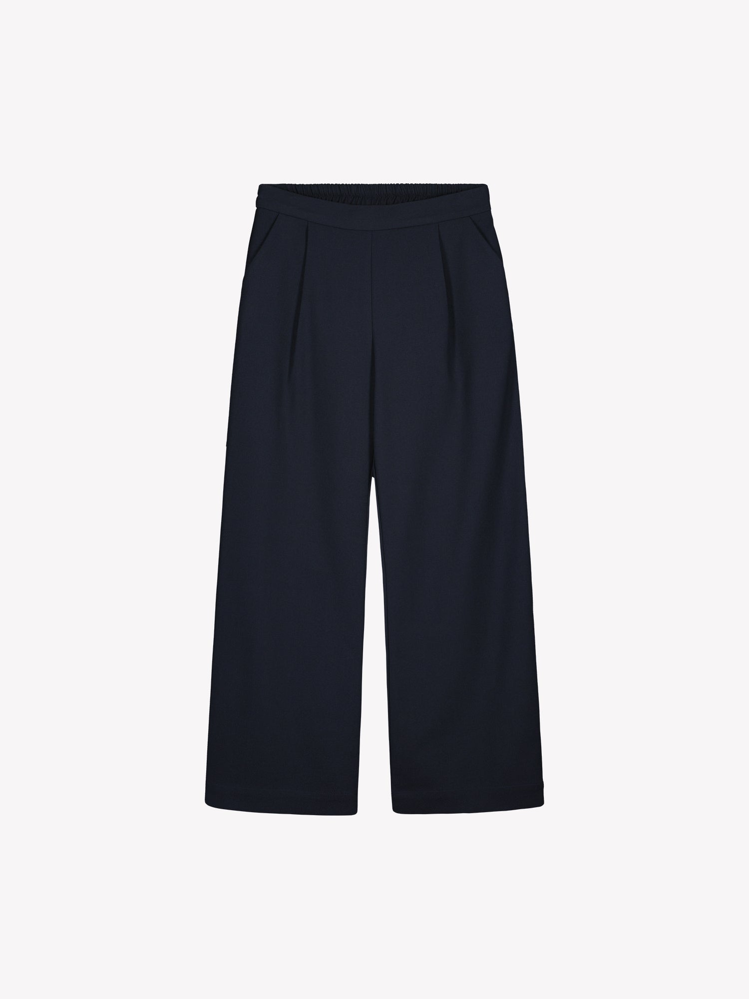 Nanso women's dark blue Sointu trousers offer both style and comfort. Front
