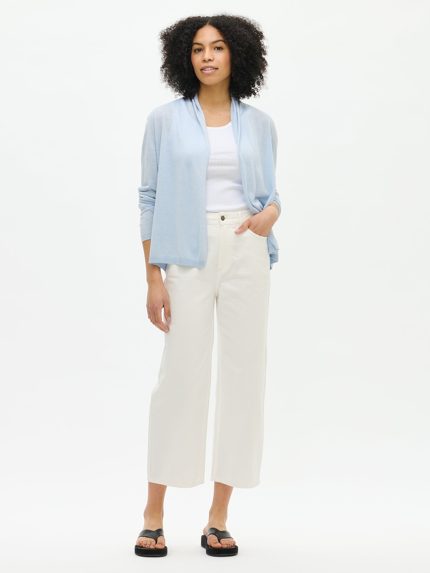 Essential Cardigan - Light Blue