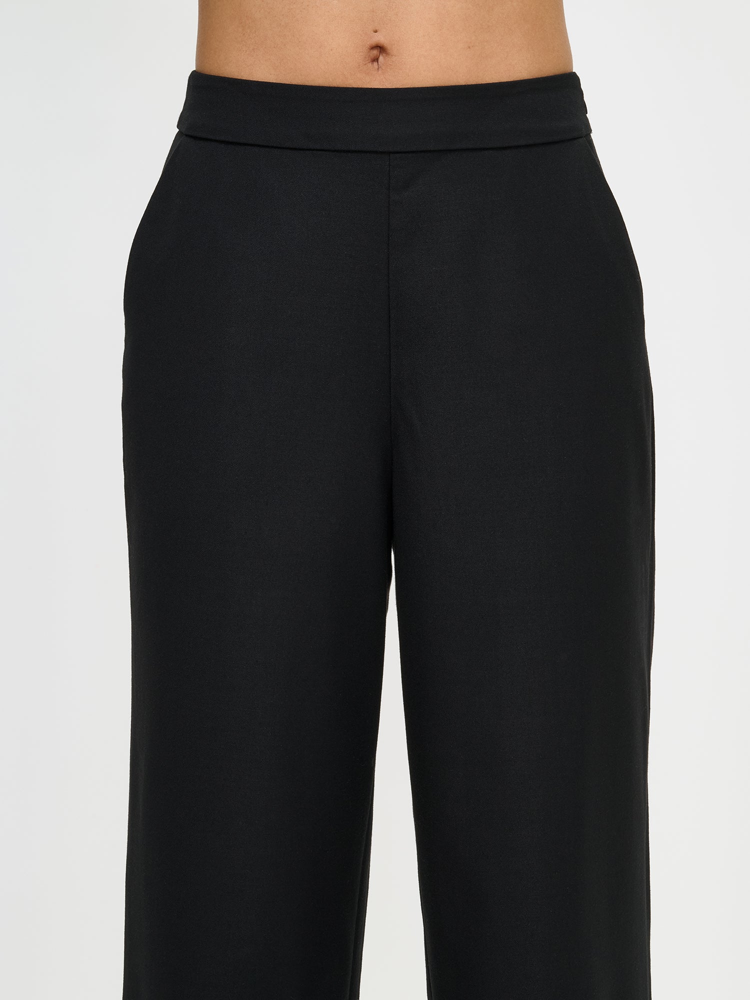 Nanso women's black Bea trousers, front