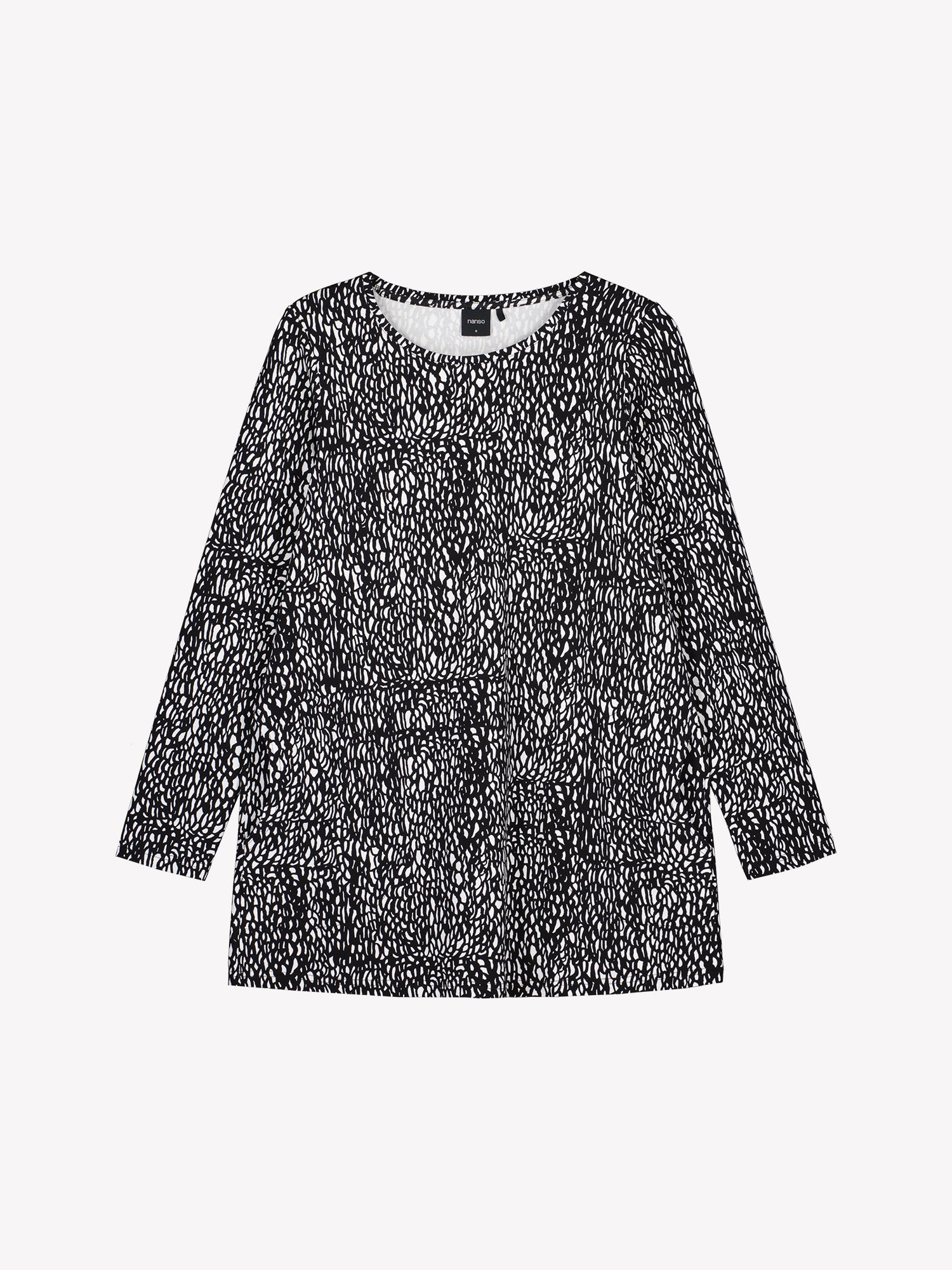 Nanso women’s patterned Raku tunic.