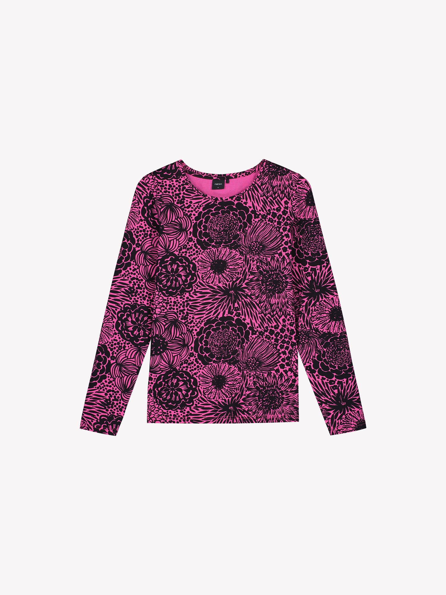 Nanso women’s patterned floral pink Huvi blouse
