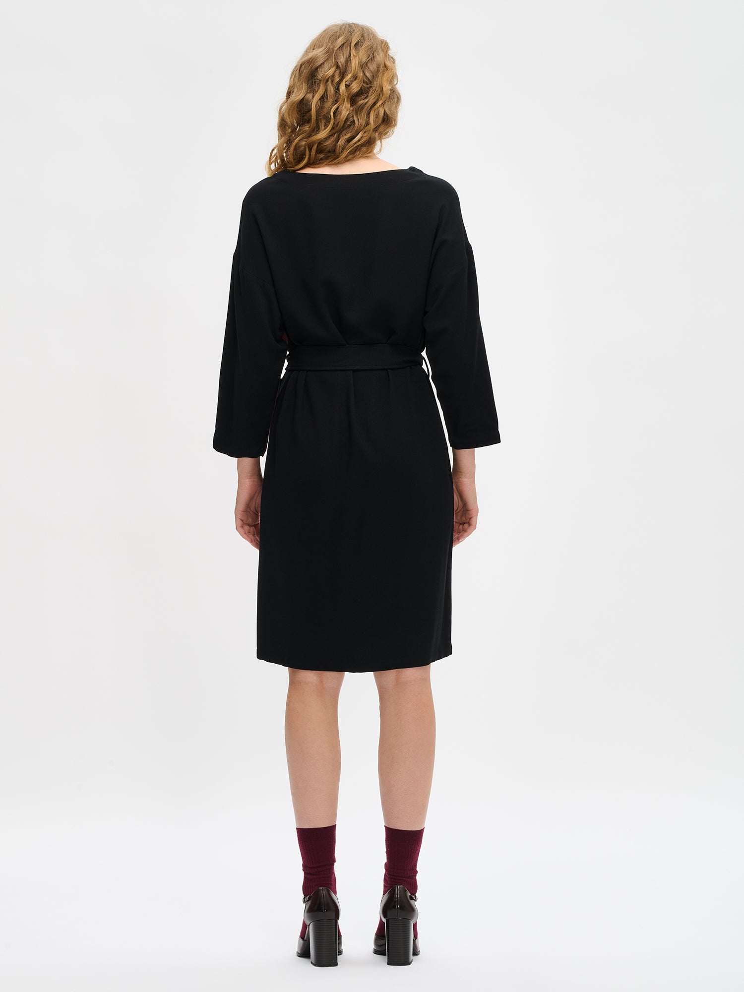 Nanso women's brown-black Fiine dress back