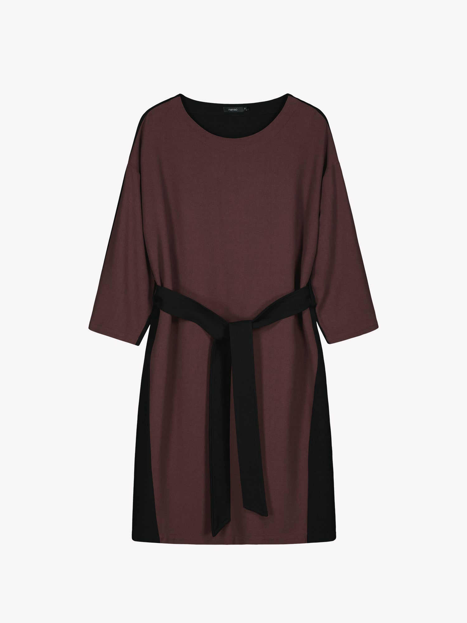 Nanso women's brown-black Fiine dress