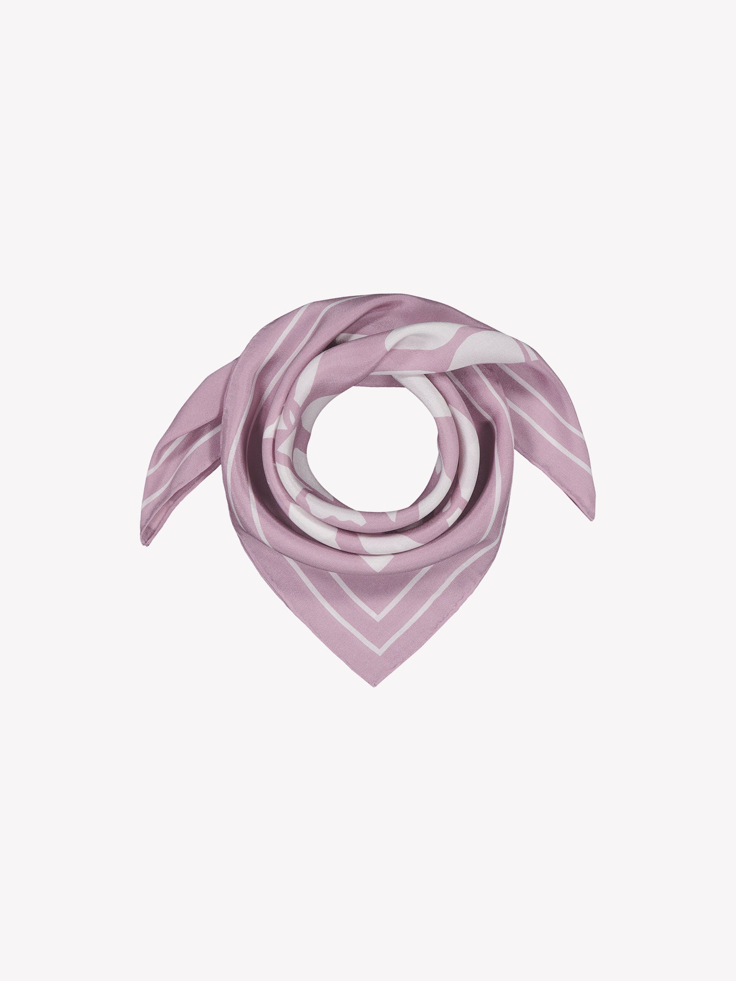 Palsta sophisticated patterned silk scarf in a product picture