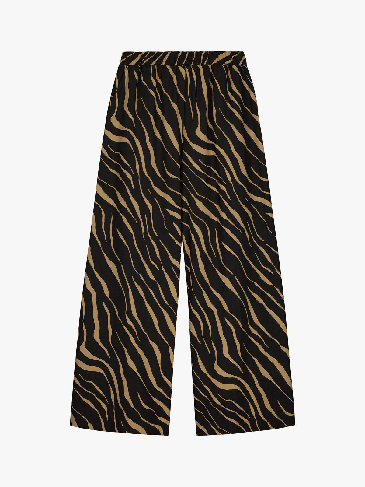 Nanso women's striking Sypressi trousers combine beautifully draping fabric with a trendy wide-leg silhouette. Product picture