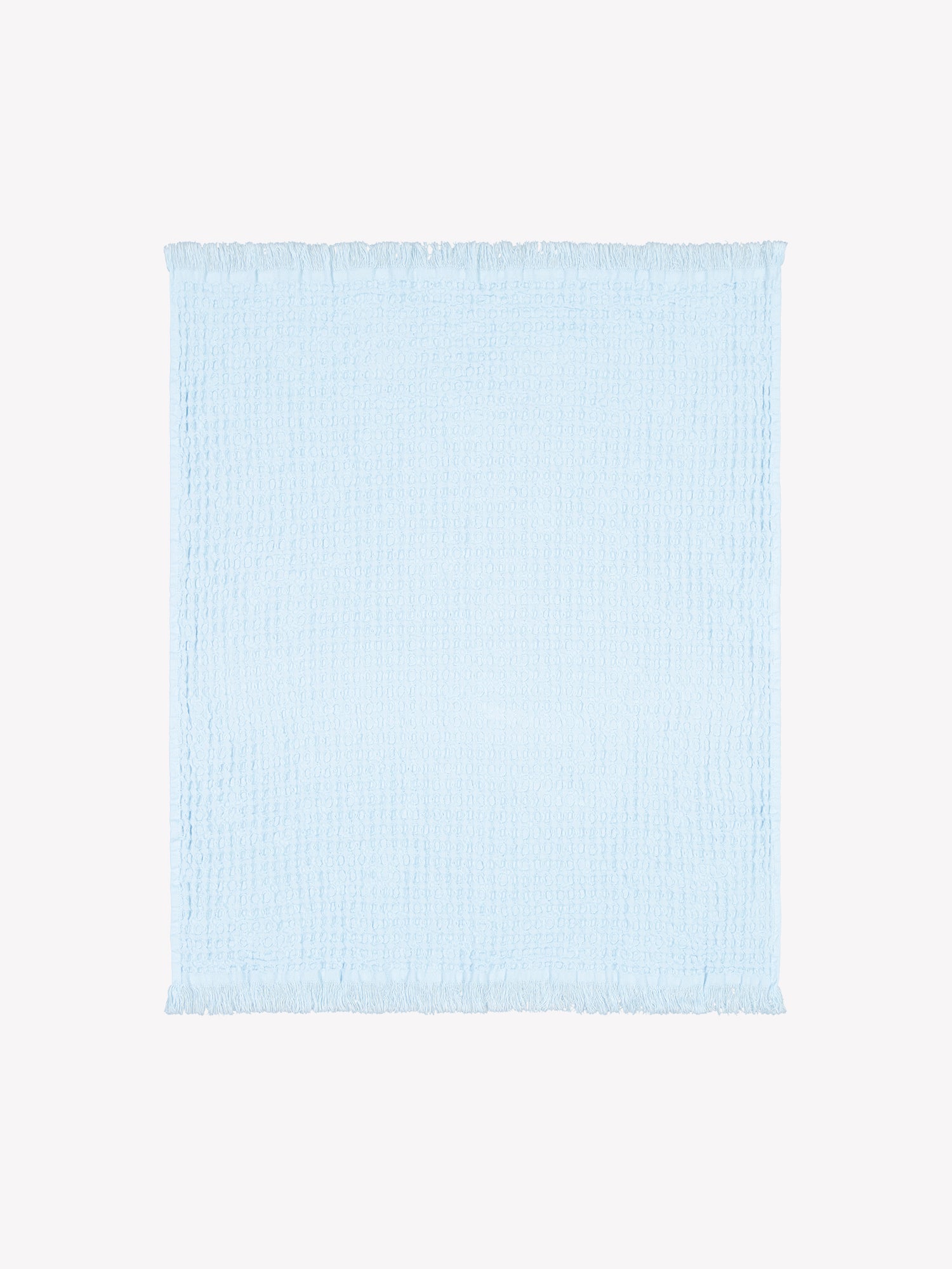 Vohveli hand towel in beautiful light blue in a product picture