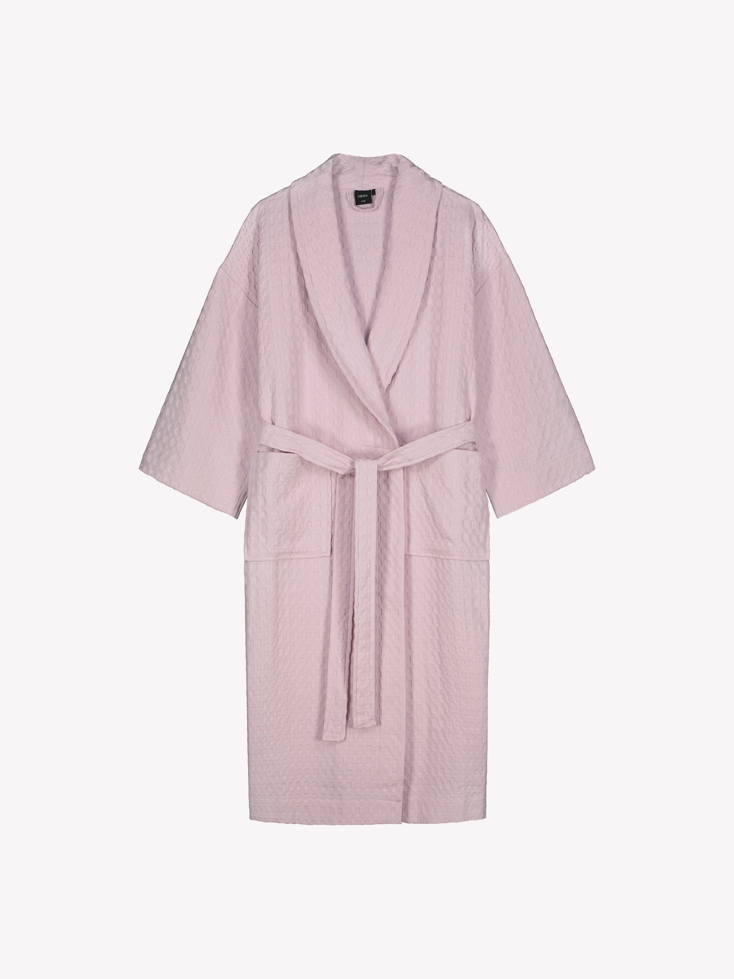 Women's light pink VOHVELI Bathrobe in a product picture