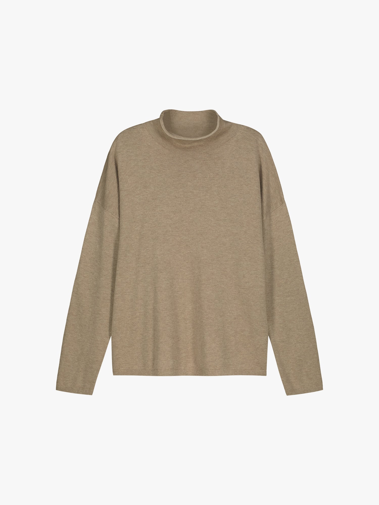 Nanso women´s beige Villis long-sleeved sweater in a product picture
