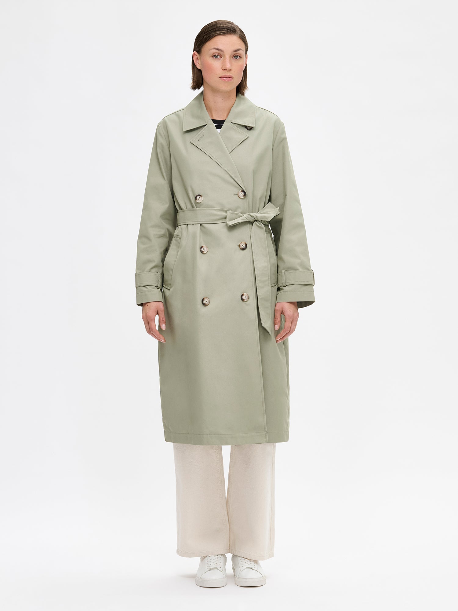 TRENSSI Trench Coat - Light Green | Nanso