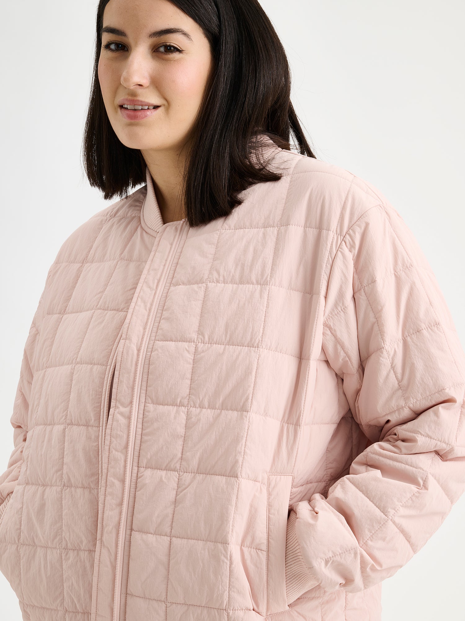 MERJE Bomber Jacket - Light Rose