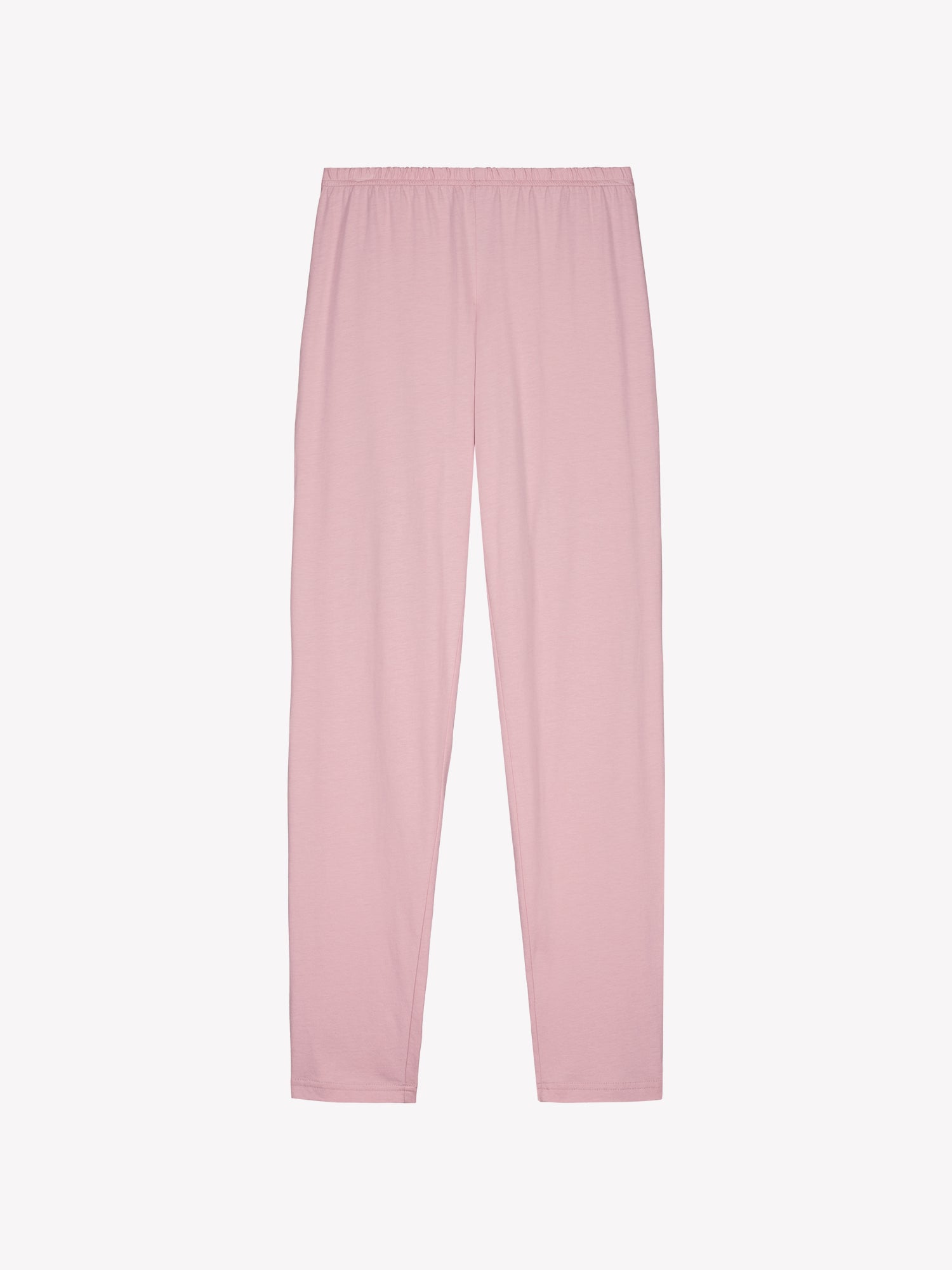 Nanso pink Kummeli pyjamas with 3/4 length sleeves and an oval neckline. The material is high-quality cotton and modal, which feels soft against the skin. Product picture from of the pants.