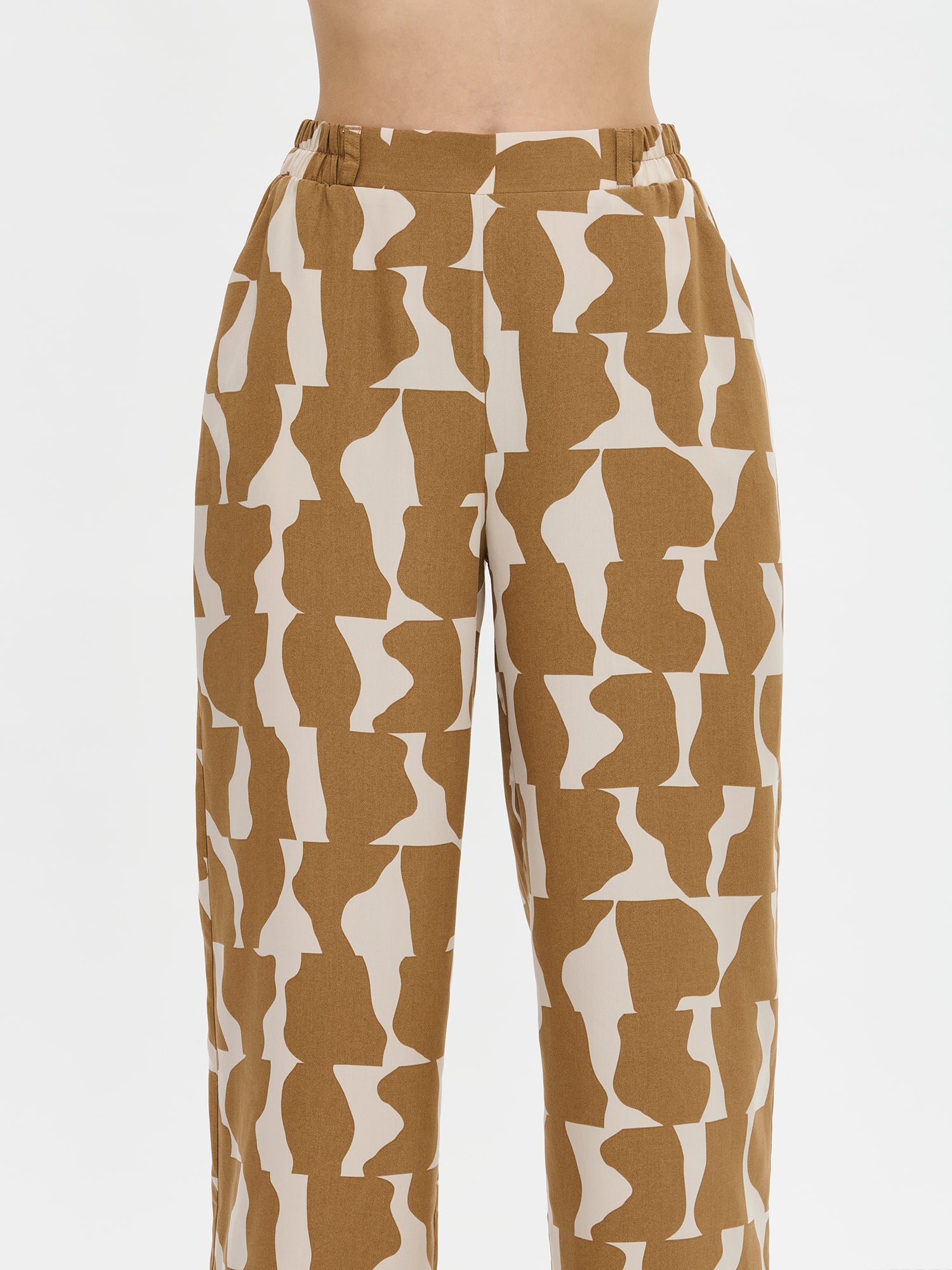 Nanso women's SORAJA Trousers on a model close-up.
