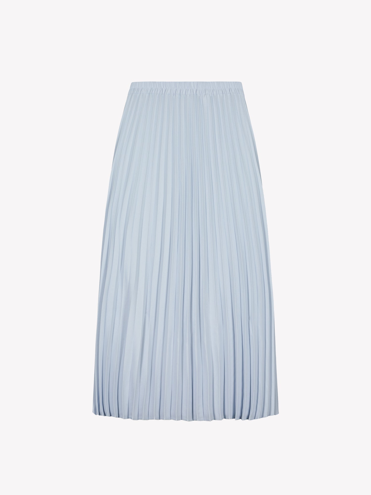 Nanso elegant midi-length ARIEL Skirt in a fresh blue shade in a product picture