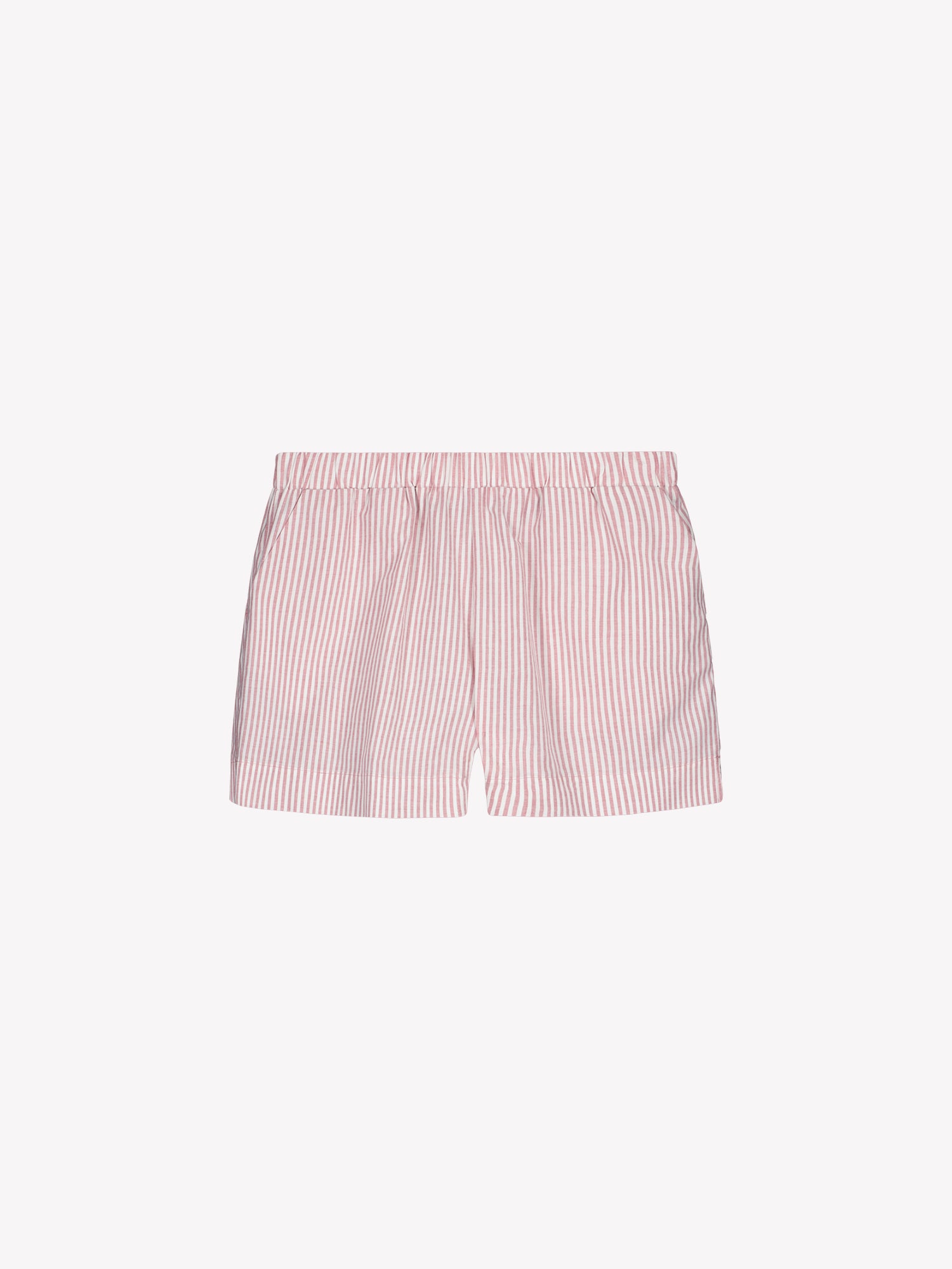 Nanso women's lightweight and comfortable striped Tauko shorts in a product picture