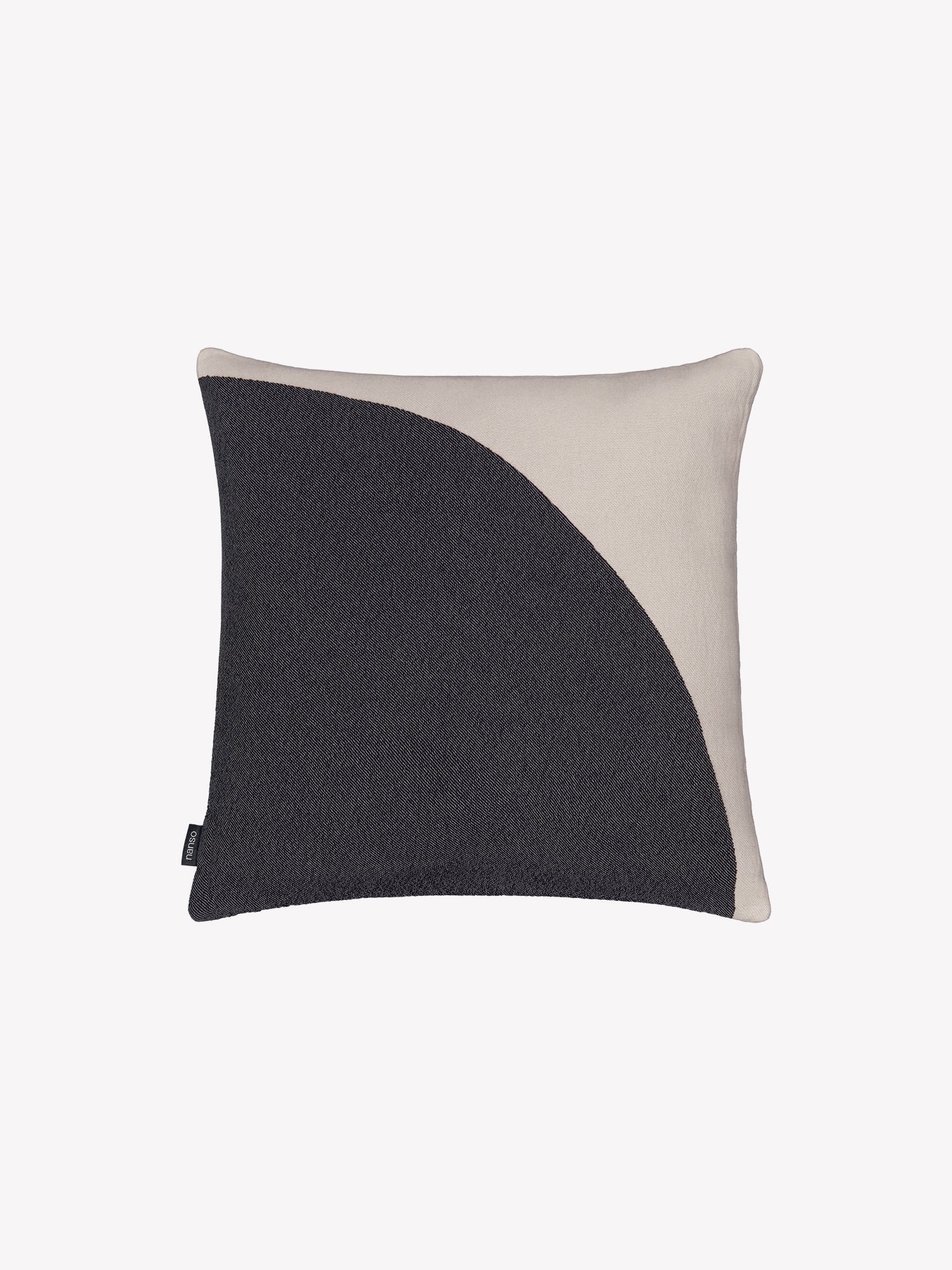 Art pillow case, crafted from soft cotton with a stylish two-tone pattern, in a product picture
