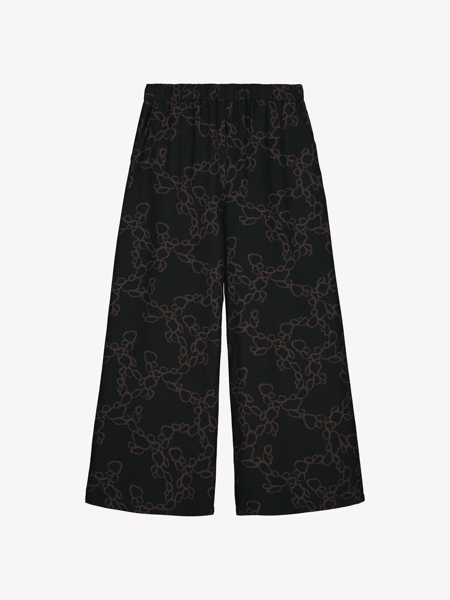 Nanso womens stylish patterned KIDE trousers in a product picture
