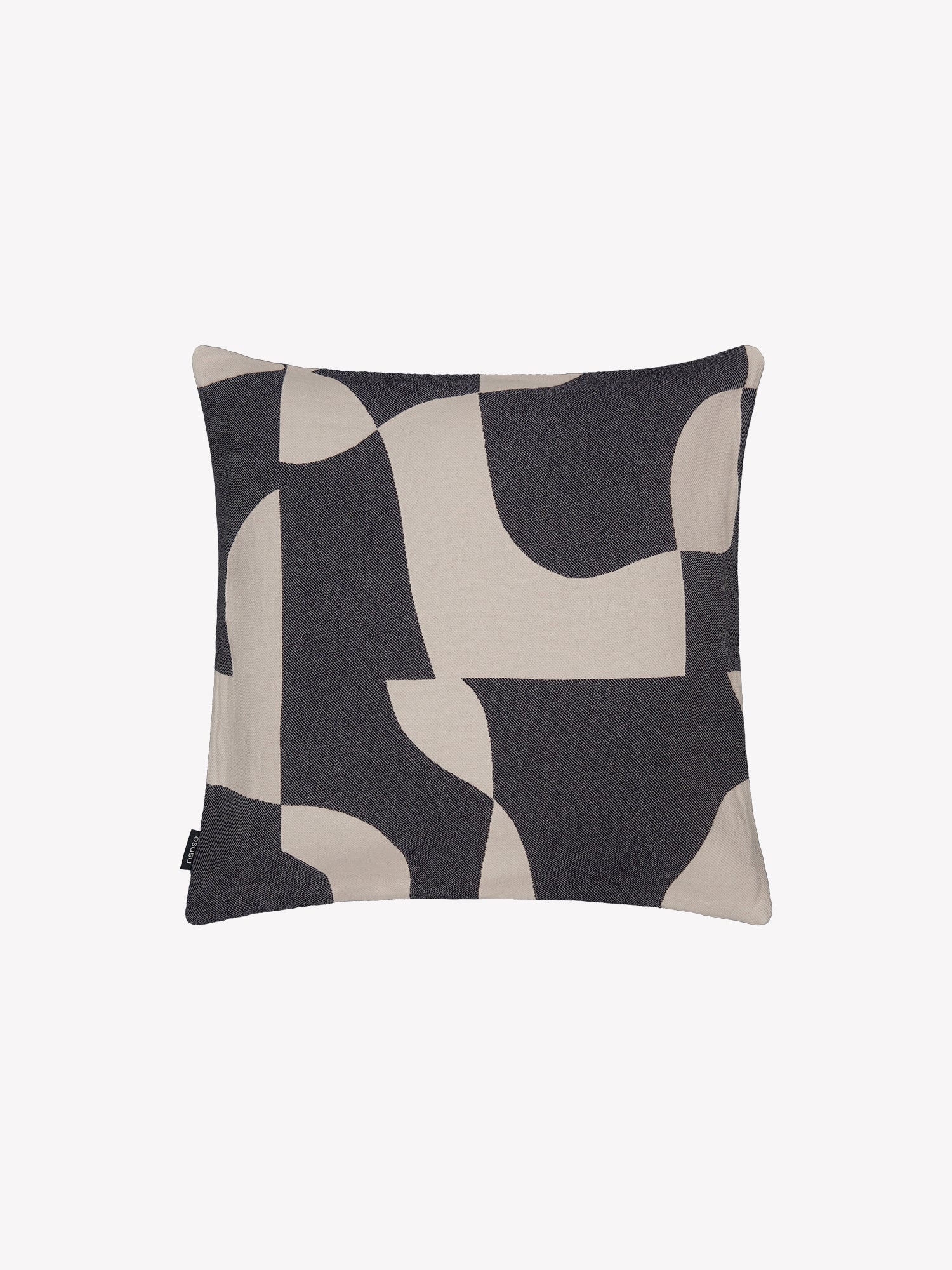 Kallio pillow case, crafted from soft cotton with a stylish two-tone pattern, product picture
