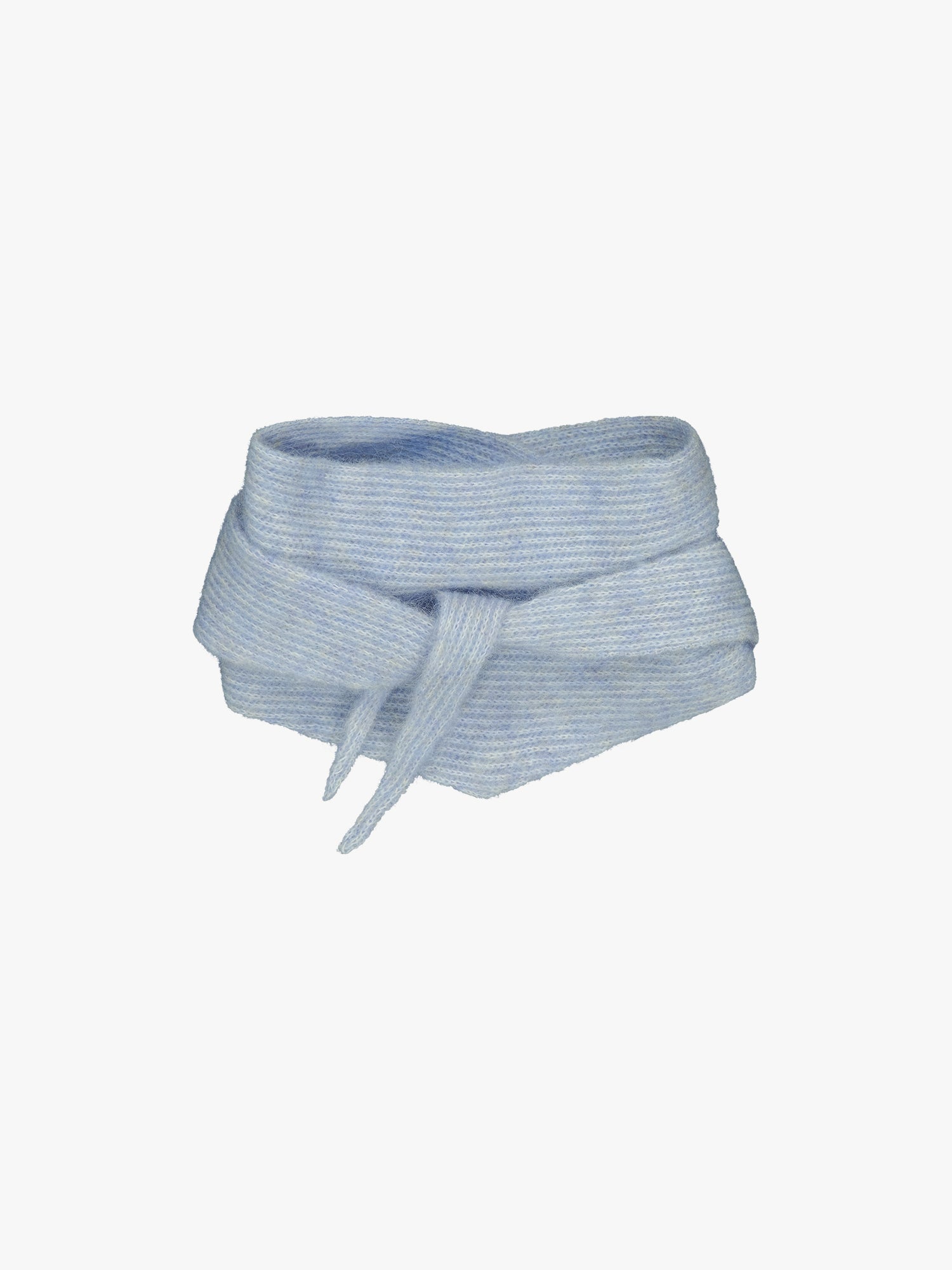 Nanso women's stylish and elegant Tuisku triangle scarf in light blue in a product picture