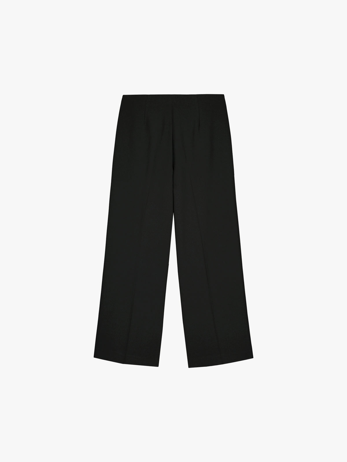 Nanso women’s black Avelia culottes trousers with pockets and pressed creases, product picture