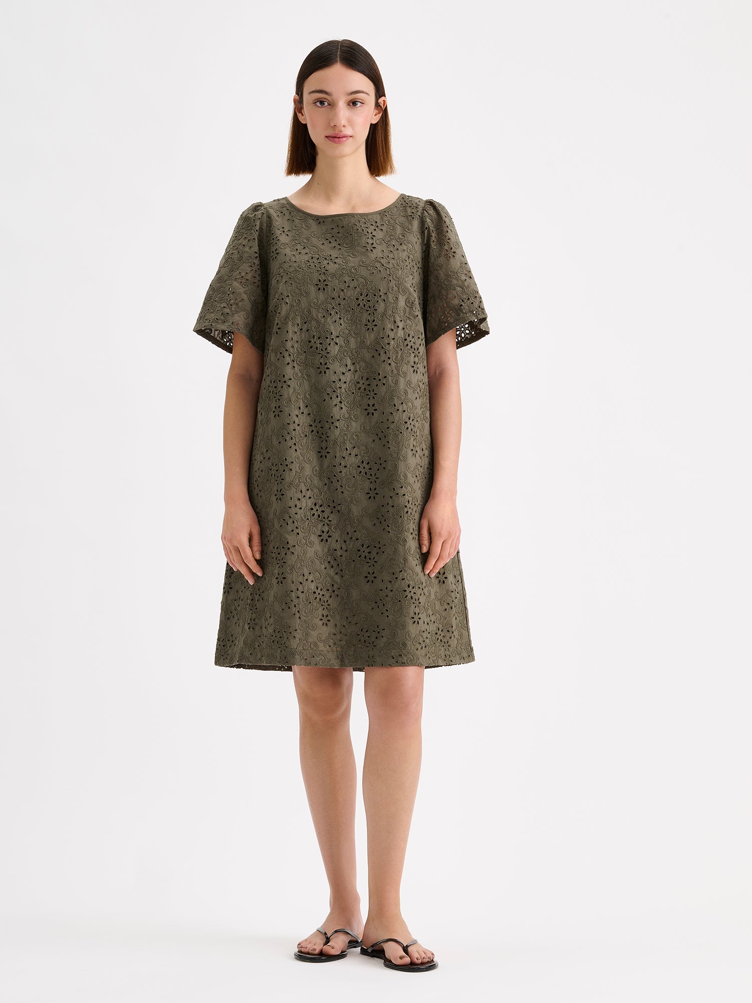 mint green sweet sixteen dresses Long Sleeve Embroidered Dress main image 1