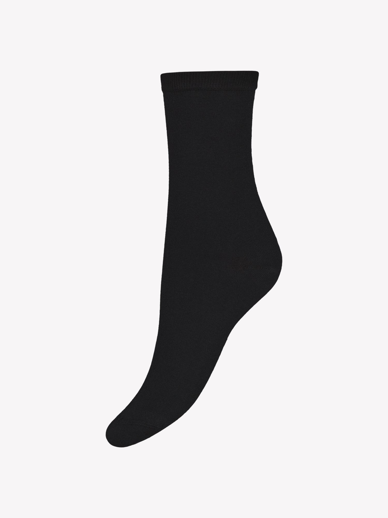 Vogue's black Leo ankle socks in a product picture.