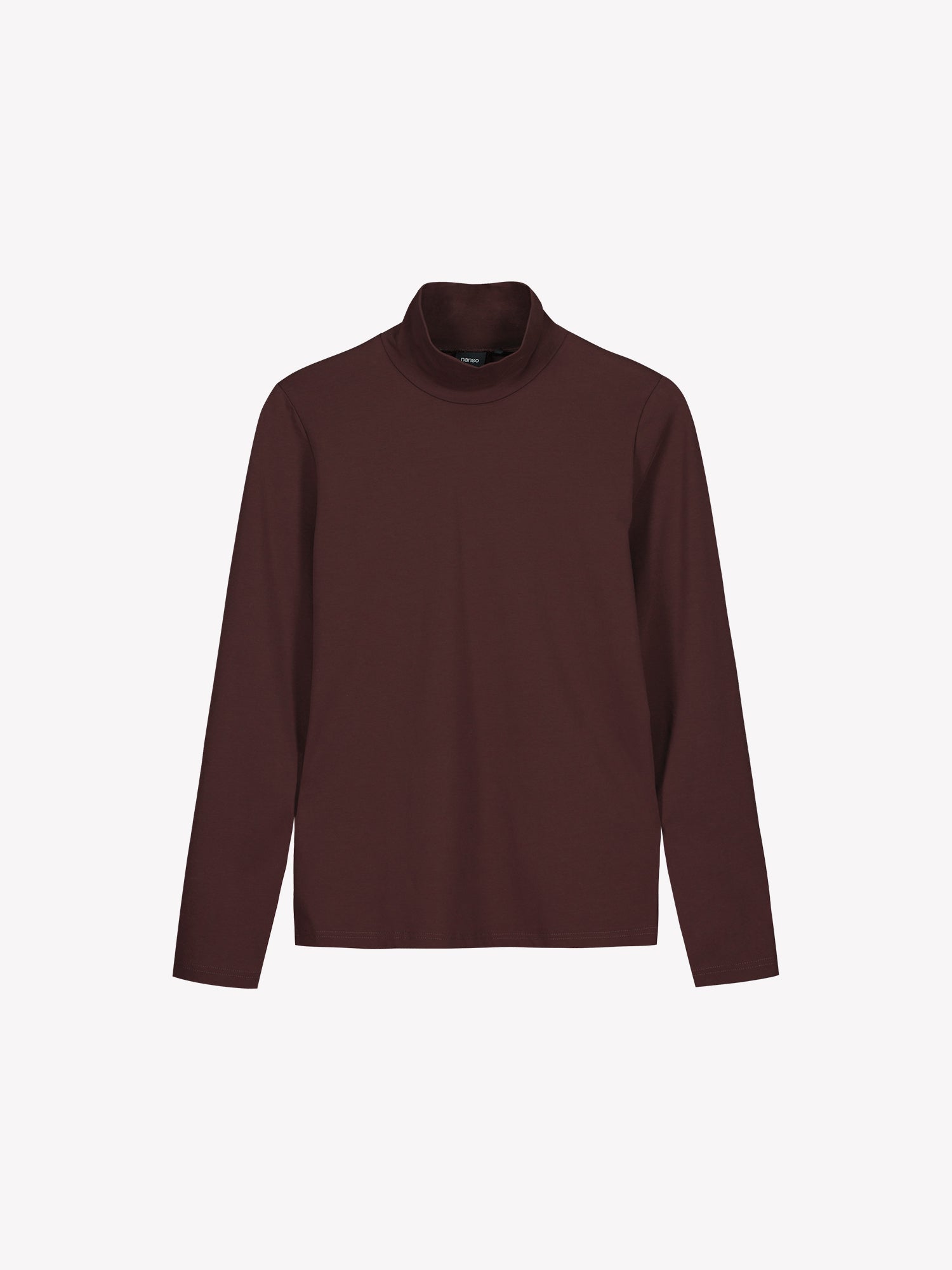 Women's Mari turtleneck in dark brown